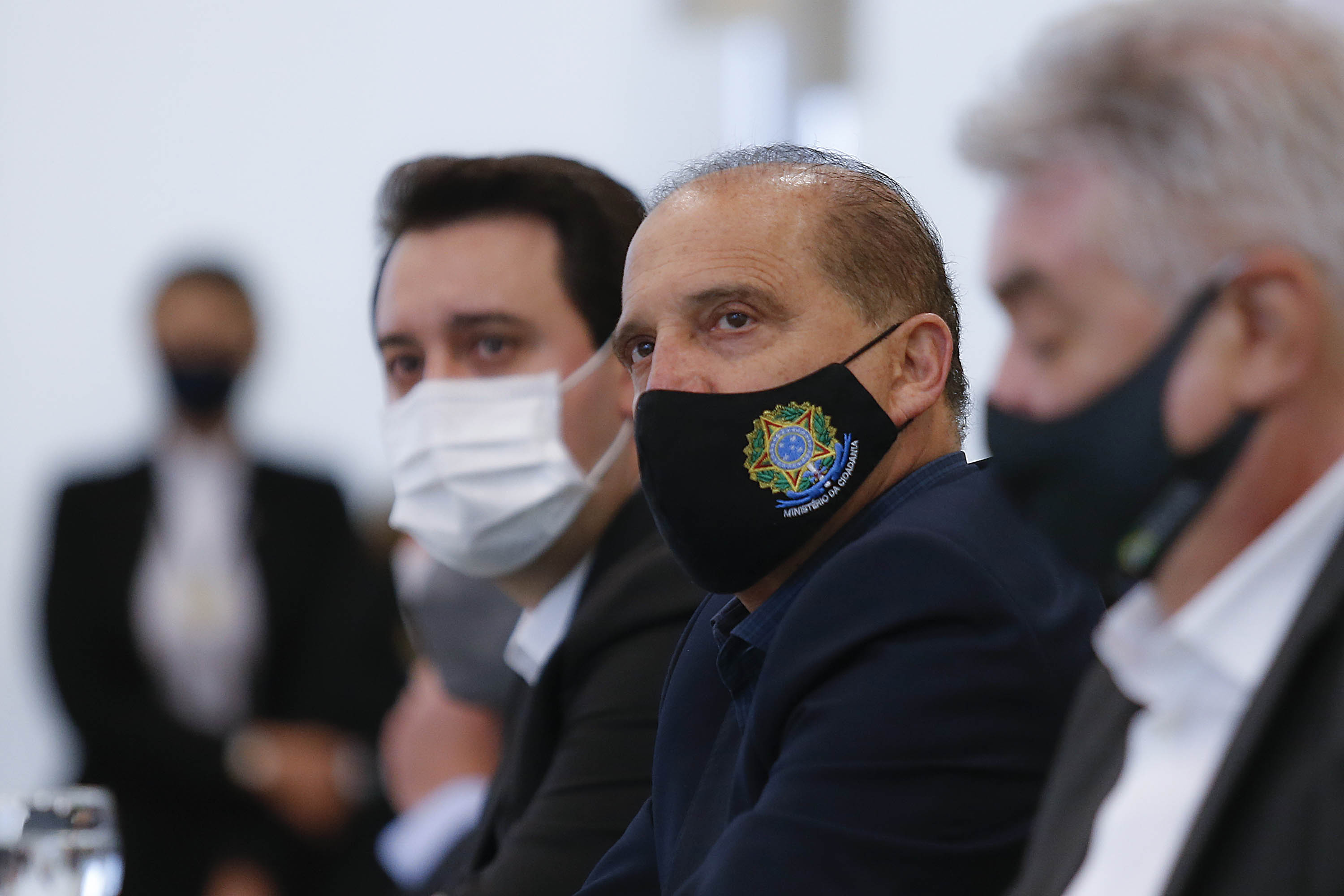 Curitiba-09-10-2020 - O governador Carlos Massa Ratinho Junior e o ministro da Cidadania, Onyx Lorenzoni, anunciam nesta sexta-feira mais um milhão e 800 mil reais para o Programa de Aquisição de Alimentos. A ação beneficia milhares de agricultores familiares locais e pessoas que se encontram em situação de vulnerabilidade social. Dos 399 municípios do Estado, 118 executam o PAA - Foto : Jonathan Campos / AEN