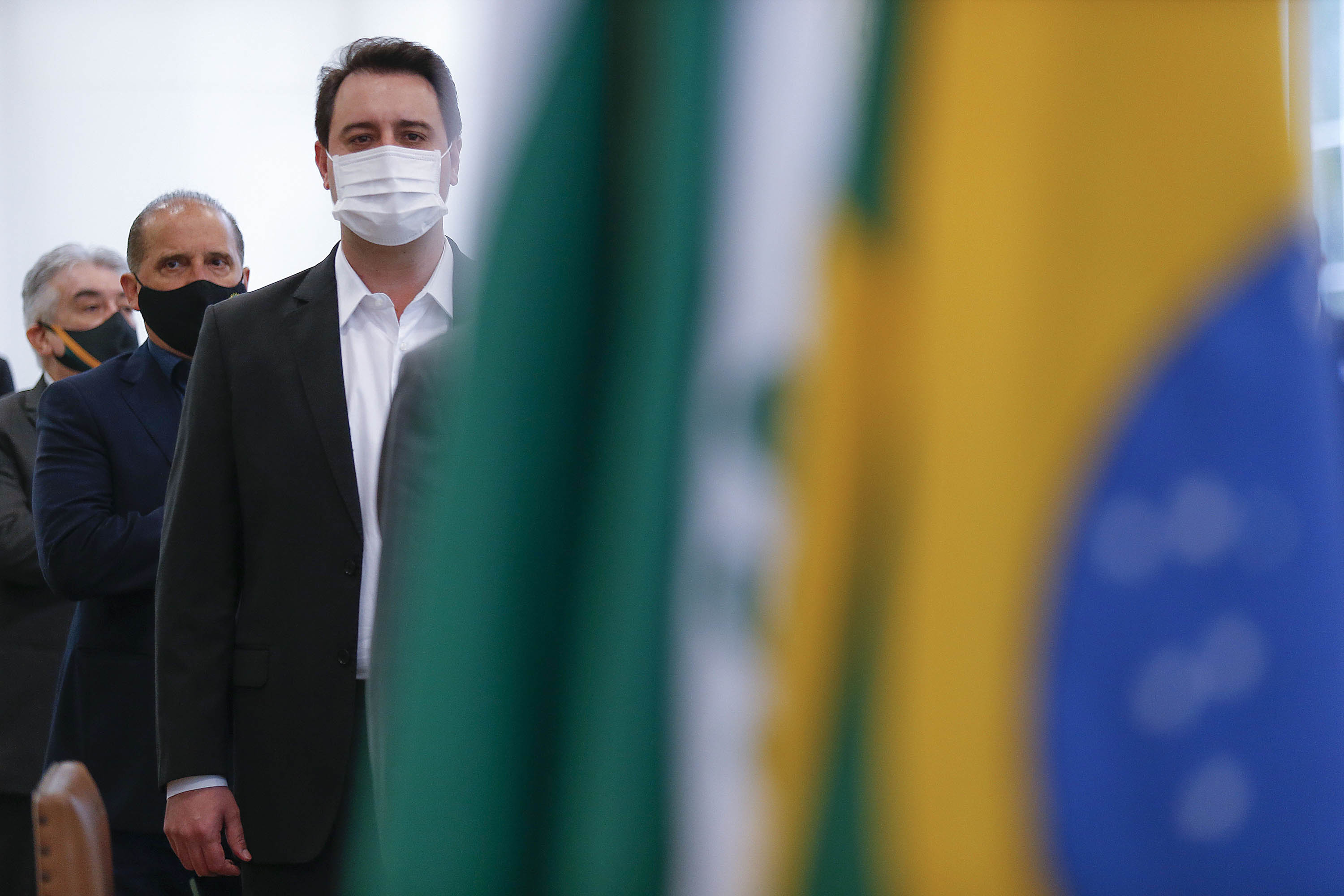 Curitiba-09-10-2020 - O governador Carlos Massa Ratinho Junior e o ministro da Cidadania, Onyx Lorenzoni, anunciam nesta sexta-feira mais um milhão e 800 mil reais para o Programa de Aquisição de Alimentos. A ação beneficia milhares de agricultores familiares locais e pessoas que se encontram em situação de vulnerabilidade social. Dos 399 municípios do Estado, 118 executam o PAA - Foto : Jonathan Campos / AEN