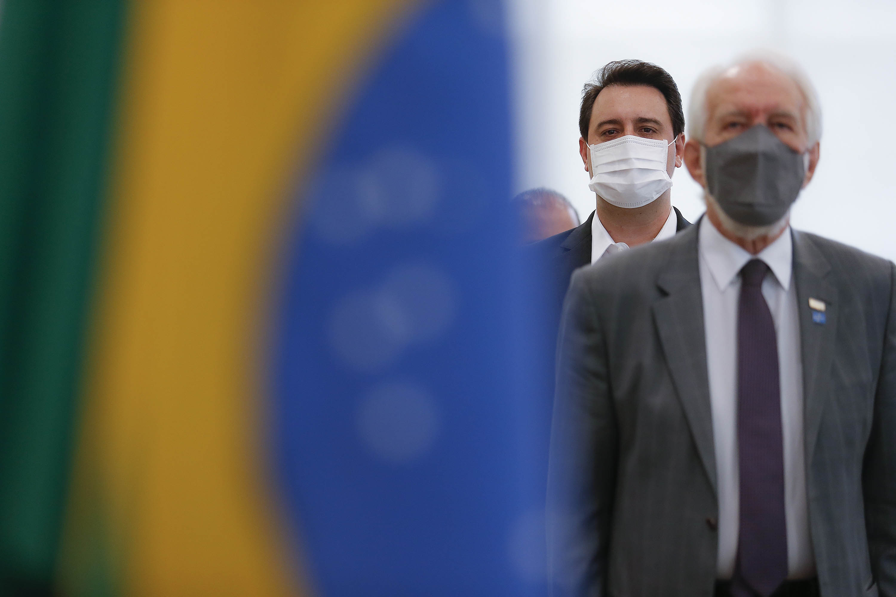 Curitiba-09-10-2020 - O governador Carlos Massa Ratinho Junior e o ministro da Cidadania, Onyx Lorenzoni, anunciam nesta sexta-feira mais um milhão e 800 mil reais para o Programa de Aquisição de Alimentos. A ação beneficia milhares de agricultores familiares locais e pessoas que se encontram em situação de vulnerabilidade social. Dos 399 municípios do Estado, 118 executam o PAA - Foto : Jonathan Campos / AEN