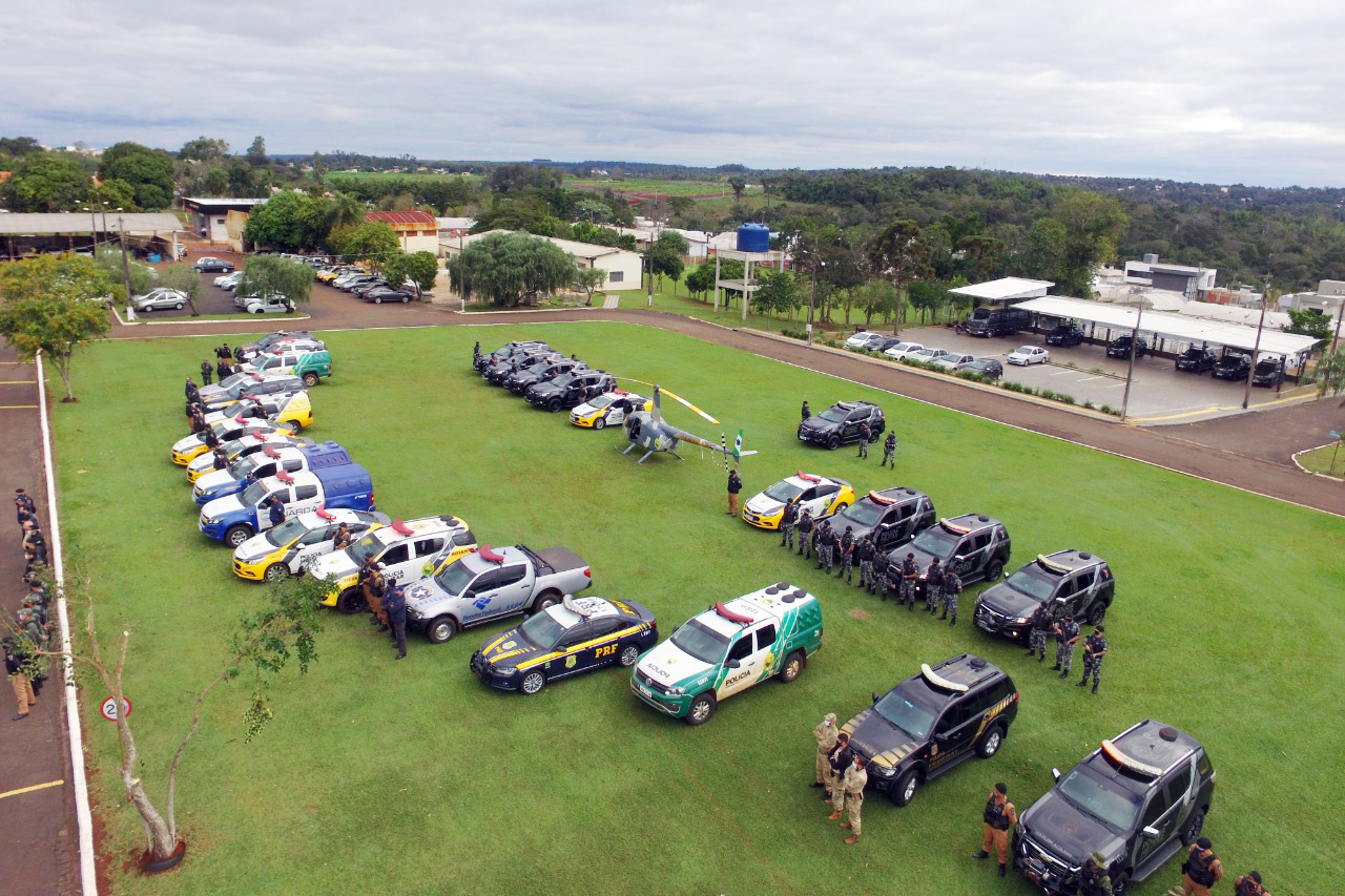 Megaoperação Metrópolis recebe apoio aéreo e do BOPE nas ações no Oeste e Sudoeste do estado. Foto:SESP