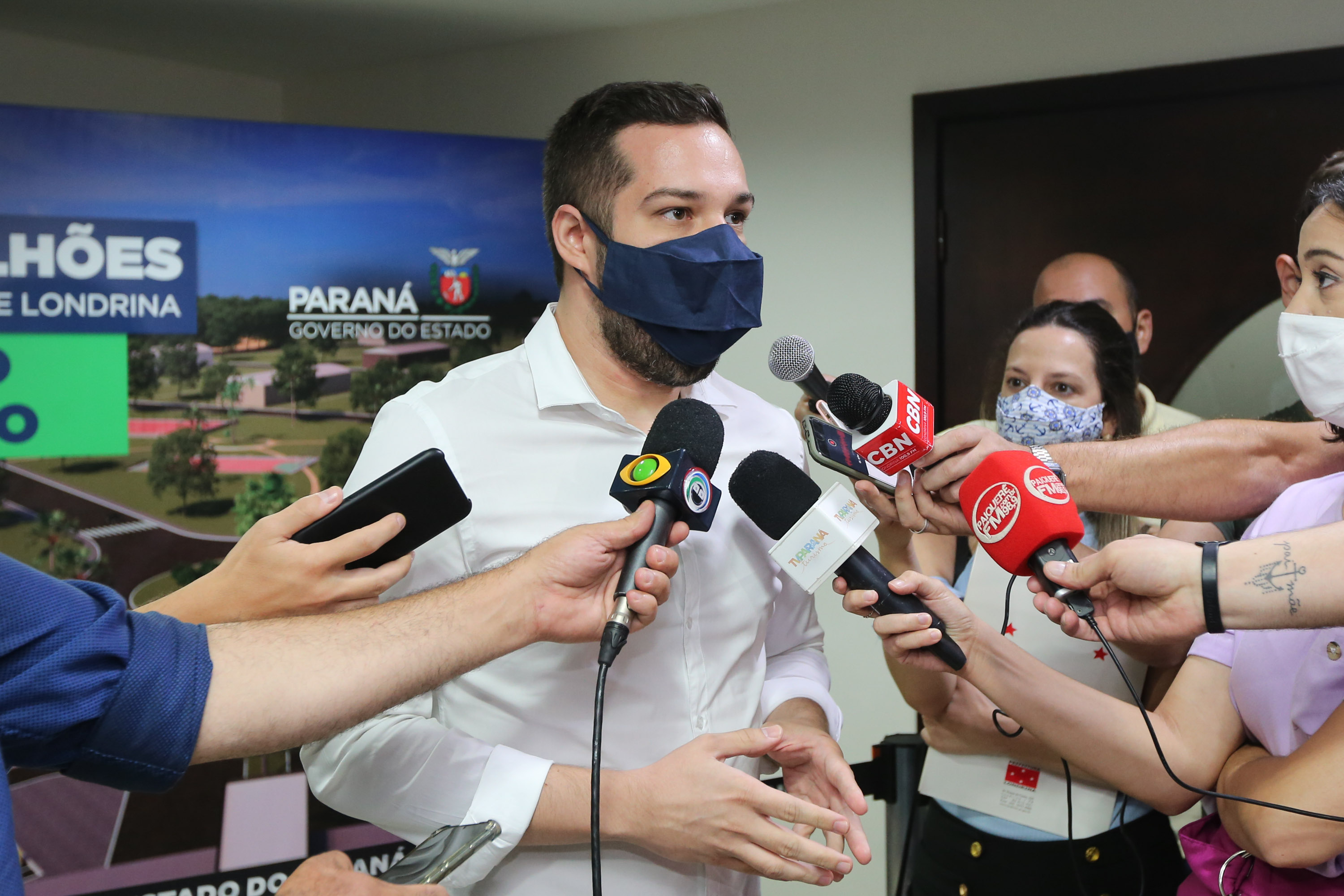 O governador Carlos Massa Ratinho Junior libera, nesta quinta-feira (15), recursos para a instalação da Cidade Industrial de Londrina
