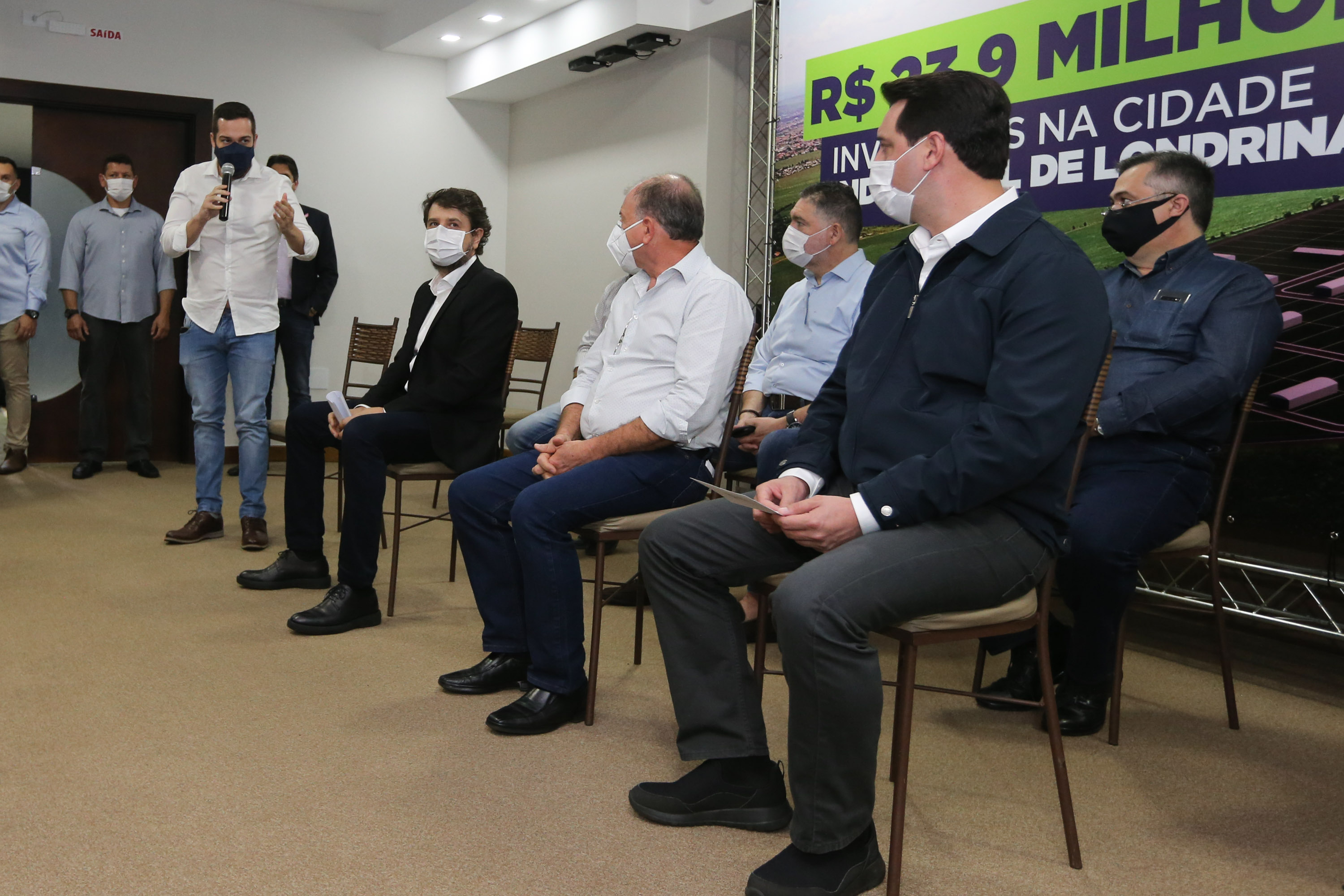 O governador Carlos Massa Ratinho Junior libera, nesta quinta-feira (15), recursos para a instalação da Cidade Industrial de Londrina