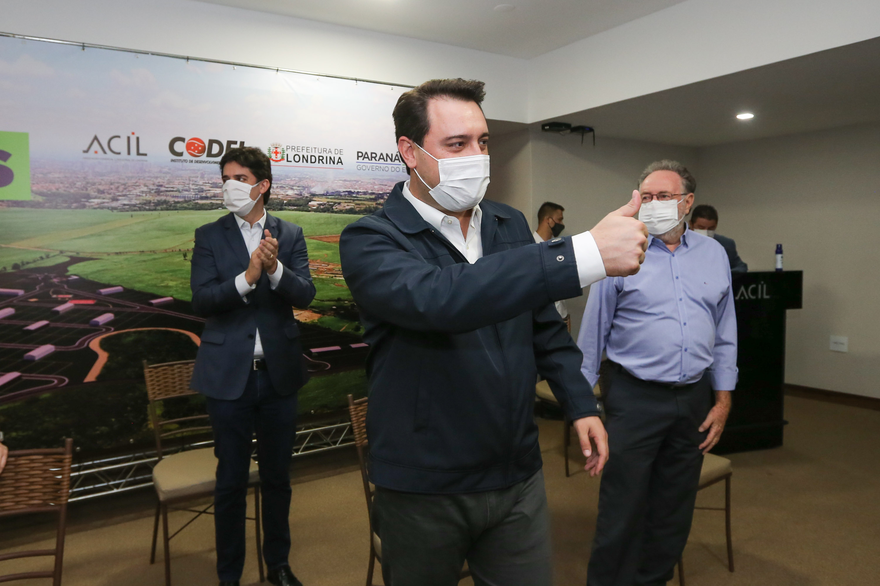 O governador Carlos Massa Ratinho Junior libera, nesta quinta-feira (15), recursos para a instalação da Cidade Industrial de Londrina