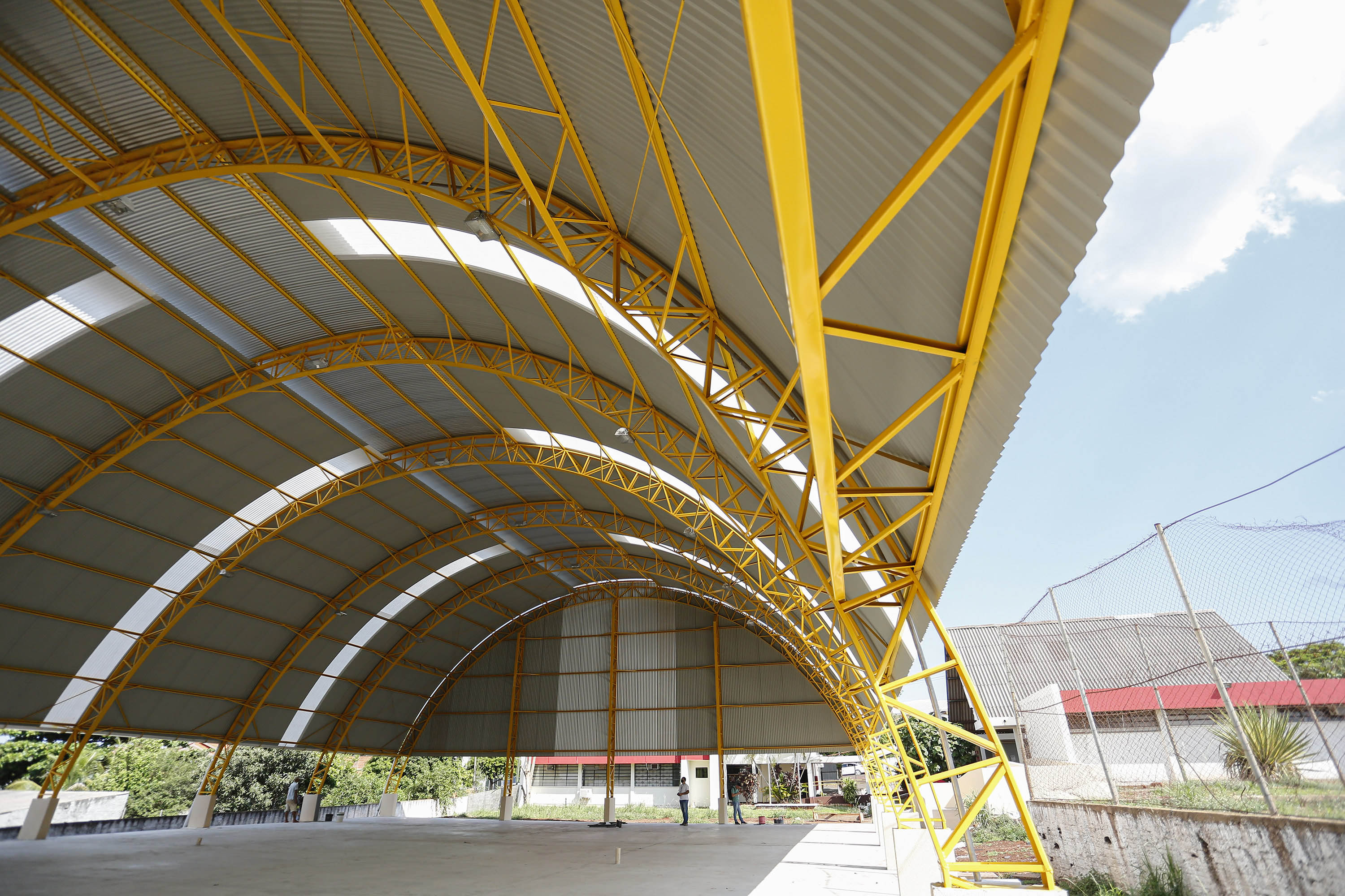 São Miguel do Iguaçu - 21-10-2020 - Ginasio do Colegio Estadual Campo Castelo Branco - Foto : Jonathan Campos / AEN