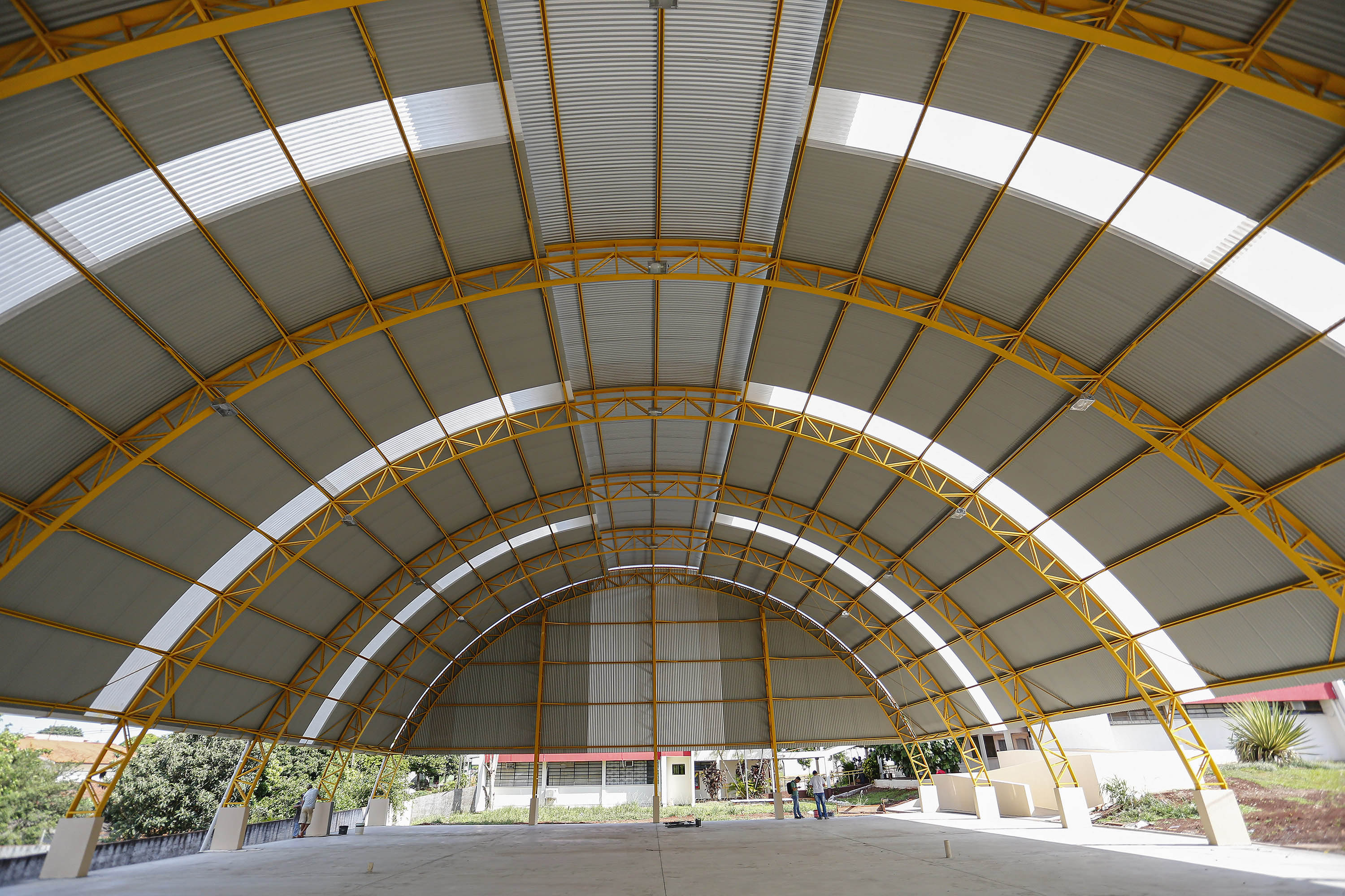 São Miguel do Iguaçu - 21-10-2020 - Ginasio do Colegio Estadual Campo Castelo Branco - Foto : Jonathan Campos / AEN