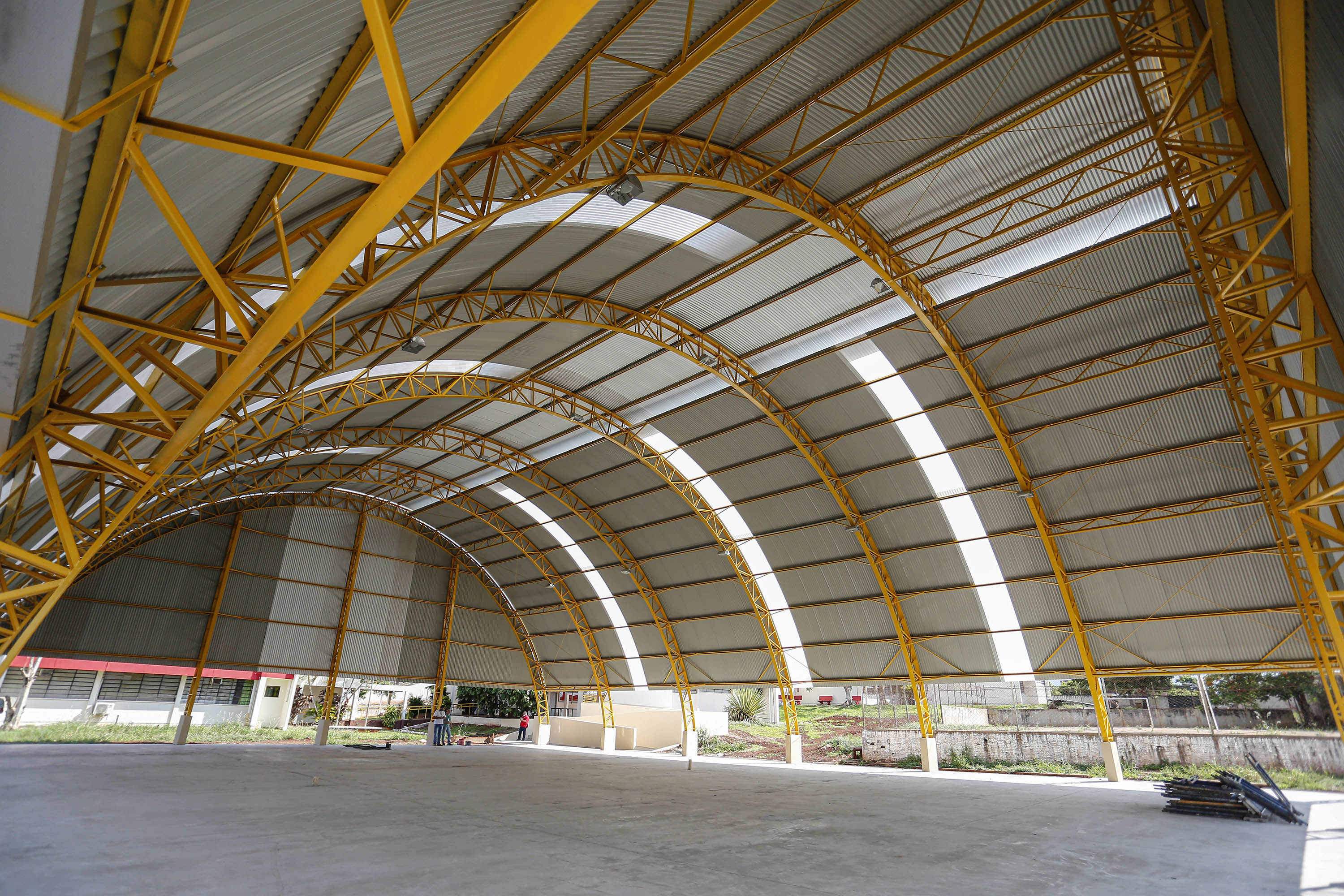 São Miguel do Iguaçu - 21-10-2020 - Ginasio do Colegio Estadual Campo Castelo Branco - Foto : Jonathan Campos / AEN