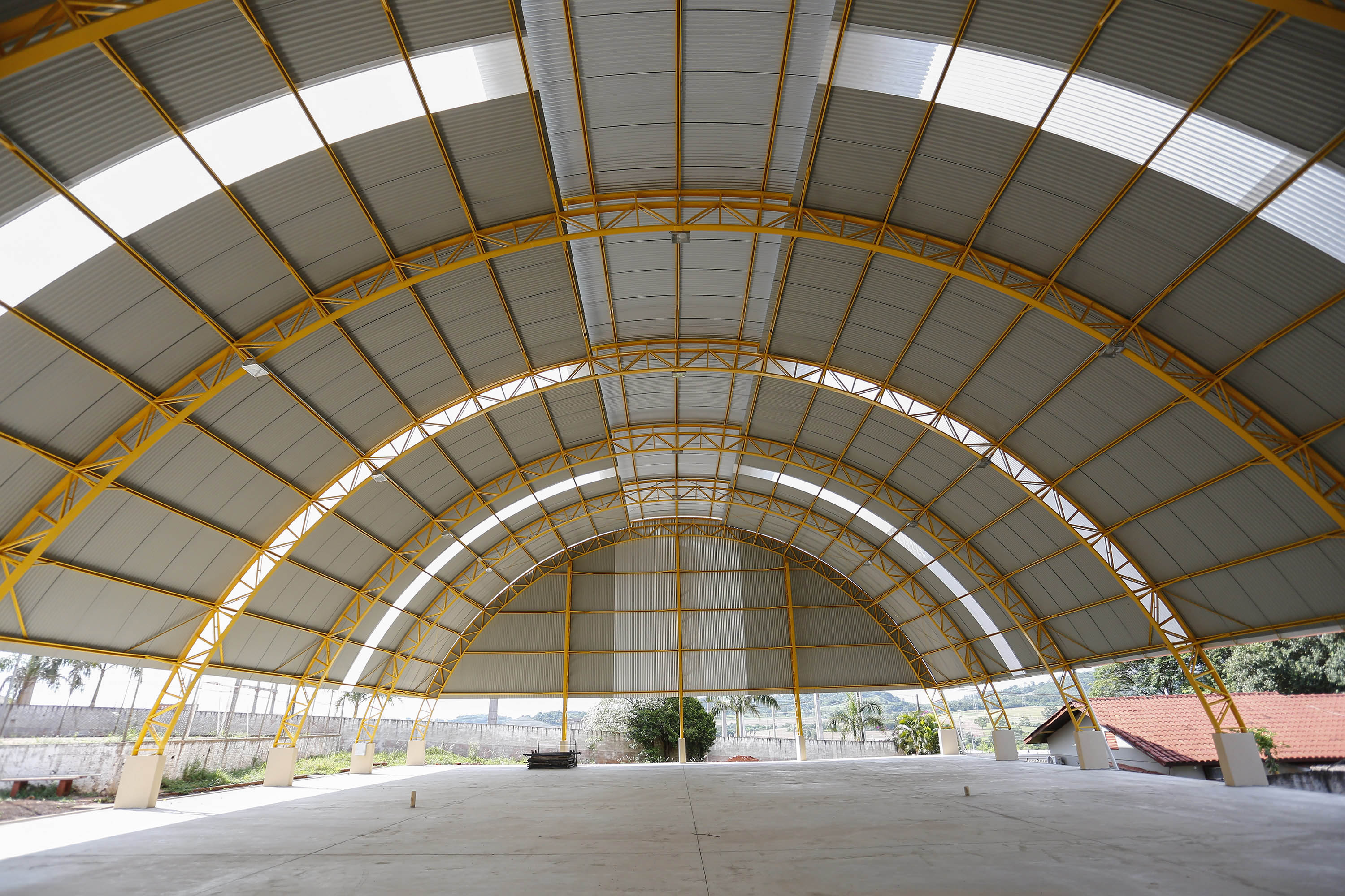 São Miguel do Iguaçu - 21-10-2020 - Ginasio do Colegio Estadual Campo Castelo Branco - Foto : Jonathan Campos / AEN