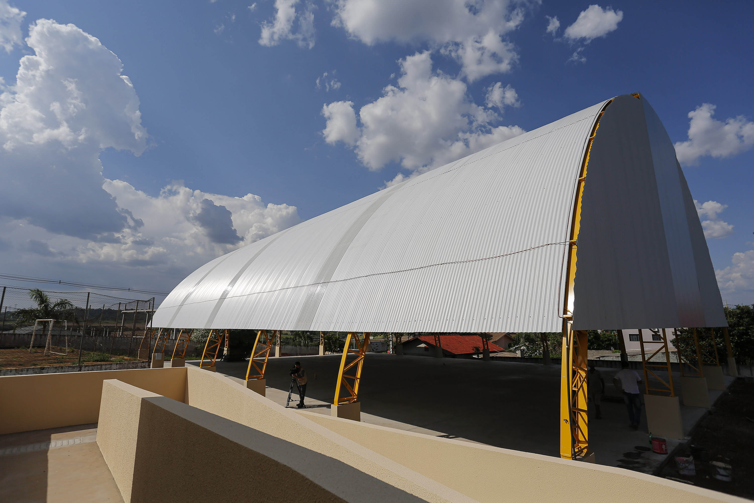 São Miguel do Iguaçu - 21-10-2020 - Ginasio do Colegio Estadual Campo Castelo Branco - Foto : Jonathan Campos / AEN