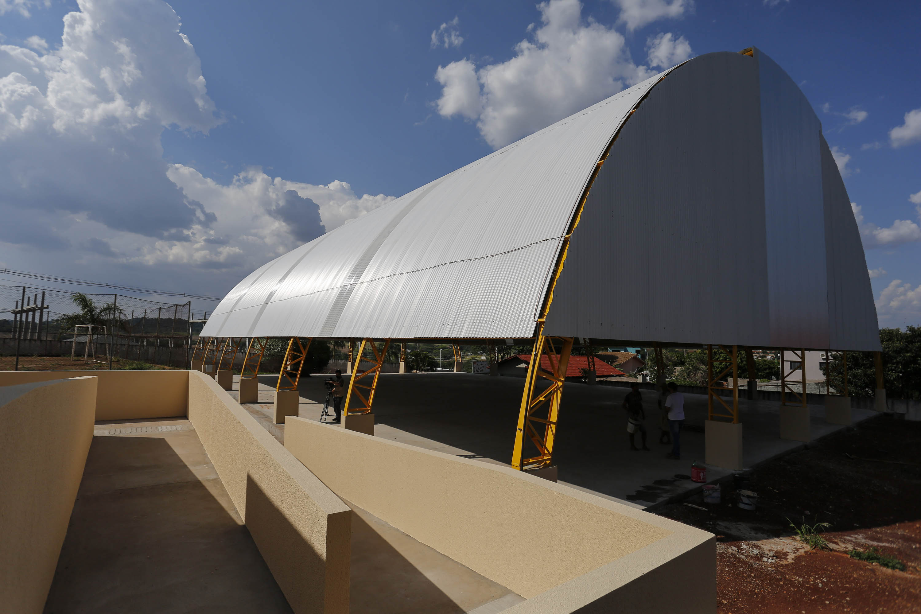 São Miguel do Iguaçu - 21-10-2020 - Ginasio do Colegio Estadual Campo Castelo Branco - Foto : Jonathan Campos / AEN