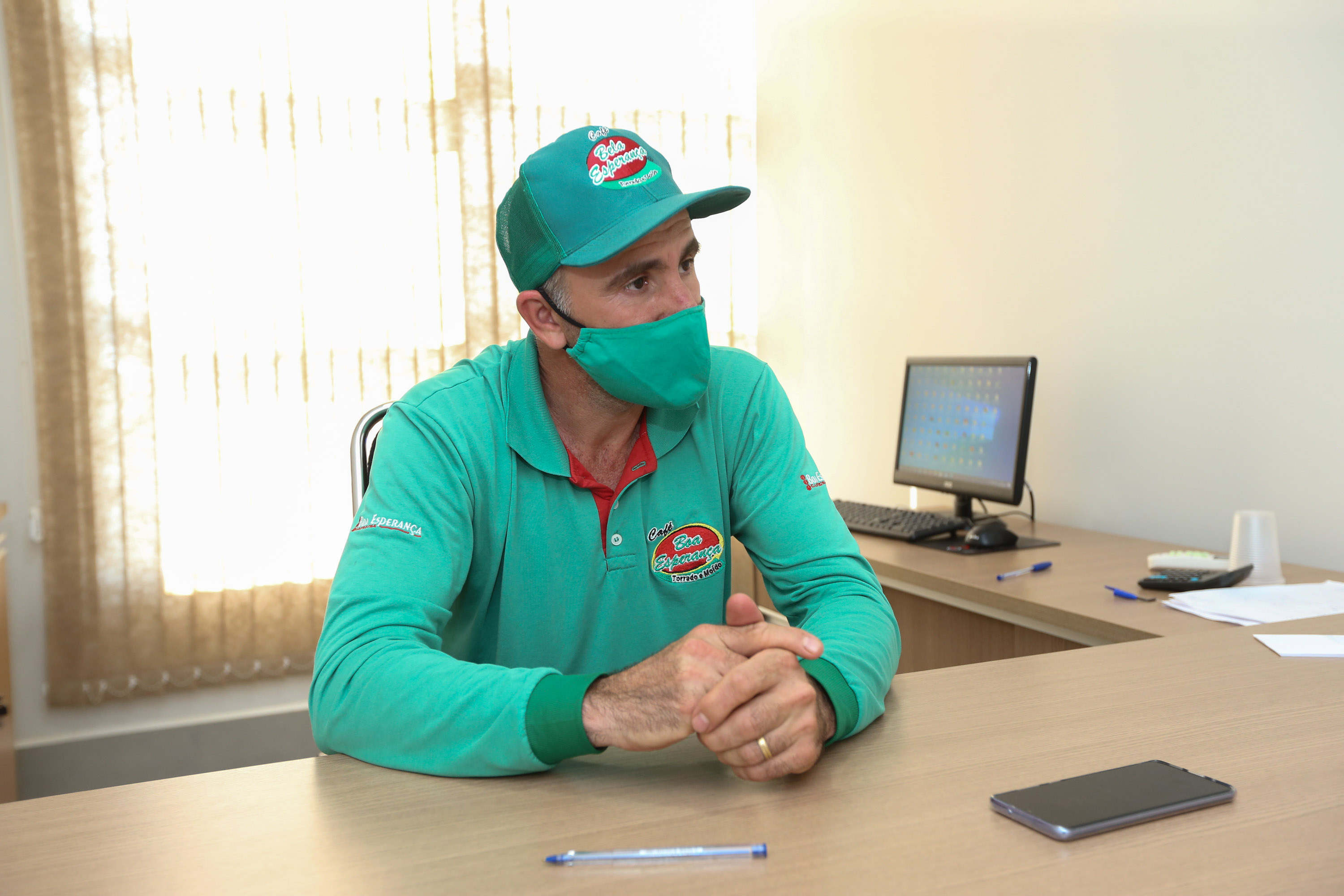 FEITO NO PARANA - Fabrica do Café Bela Esperança da cidade de Mandaguari. Na foto, Fernando Lopes diretor.06/10/2020 - Foto: Geraldo Bubniak/AEN