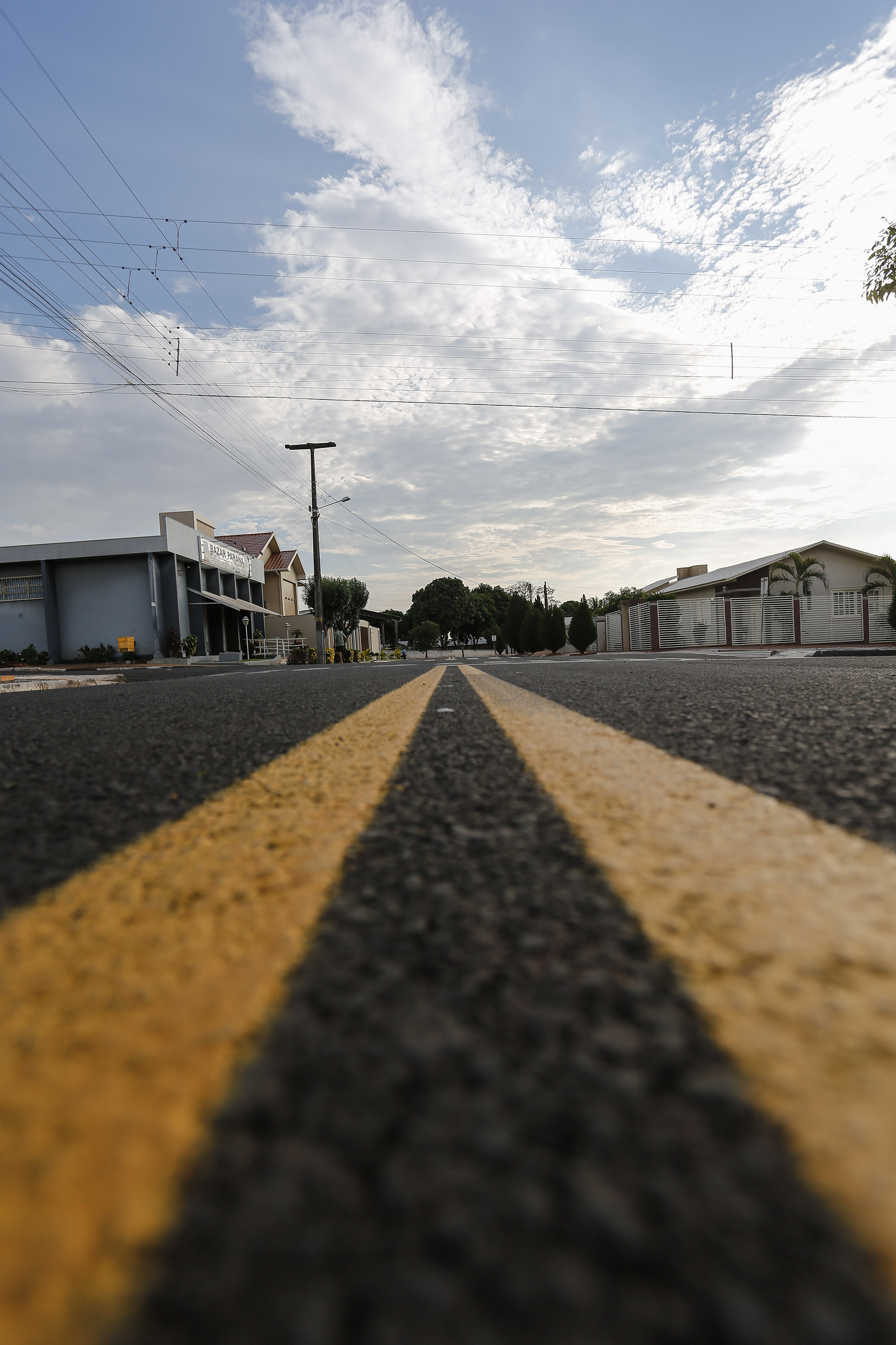 Missal - 21-10-2020 - Pavimentação asfaltica no distrito de Dom Armando em Missal- Foto : Jonathan Campos / AEN