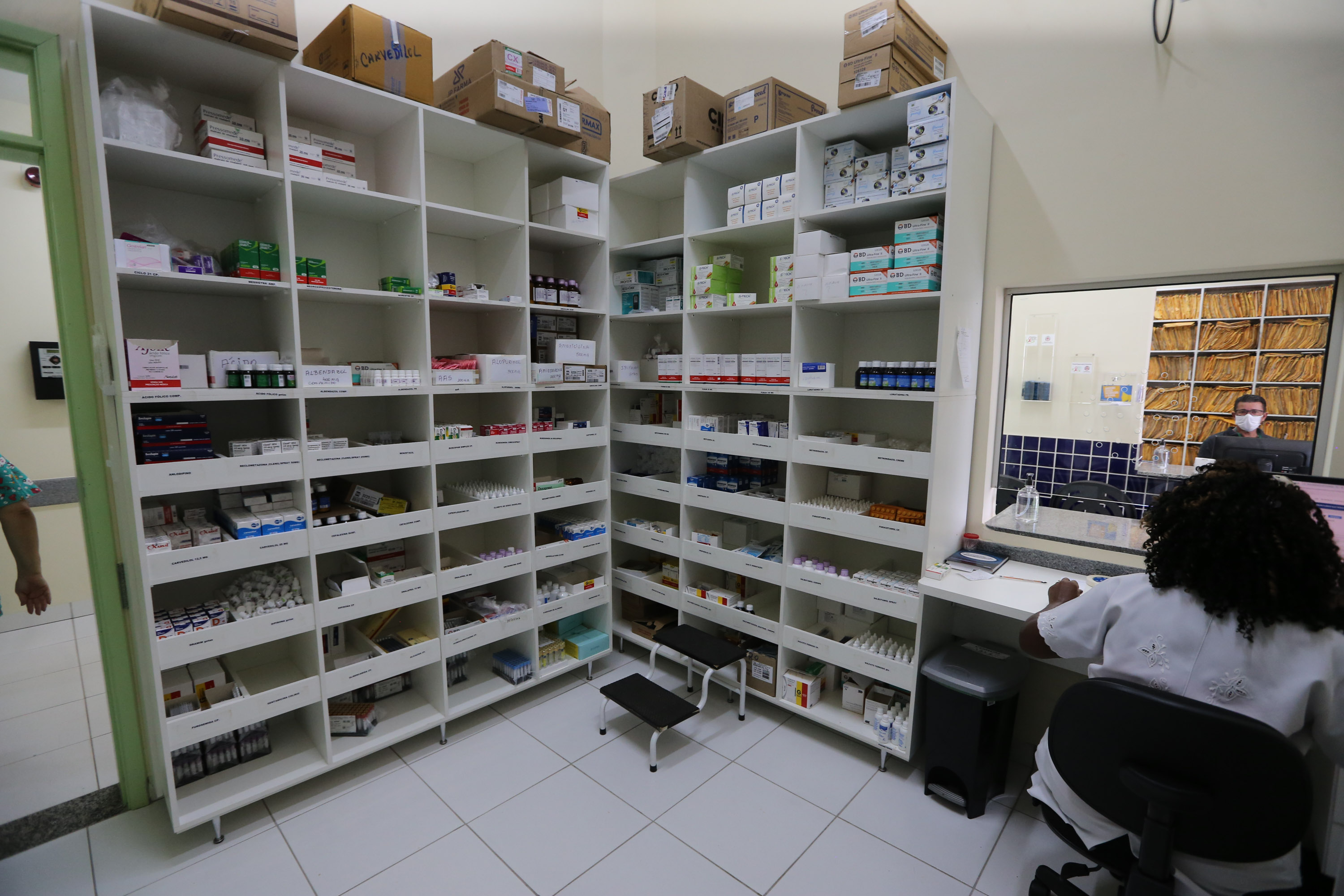 A obra de reforma da Unidade Básica de Saúde (UBS) do Campos Verdes em Londrina. Na foto, Secretário municipal de saúde, Felippe Machado14/10/2020 - Foto: Geraldo  Bubniak/AEN