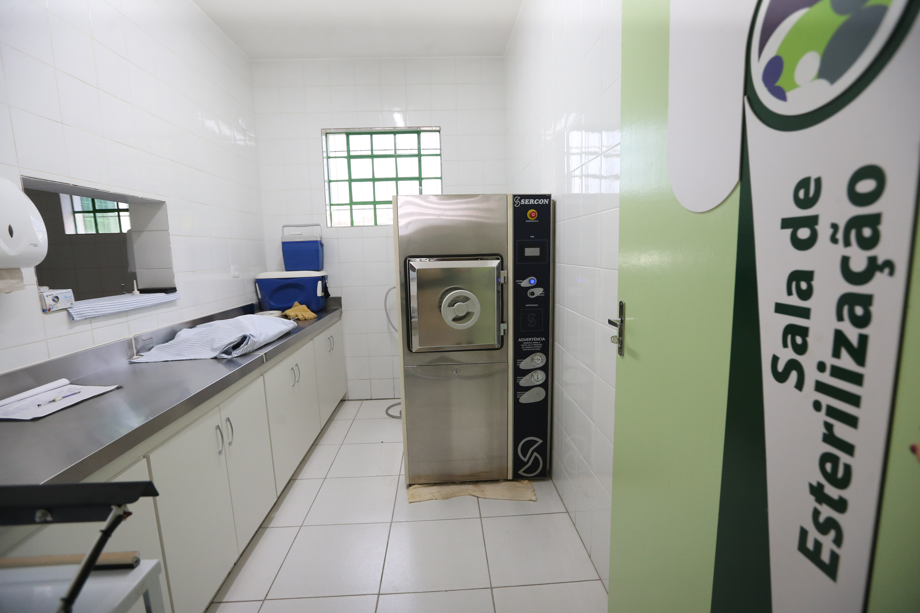 A obra de reforma da Unidade Básica de Saúde (UBS) do Campos Verdes em Londrina. Na foto, Secretário municipal de saúde, Felippe Machado14/10/2020 - Foto: Geraldo  Bubniak/AEN