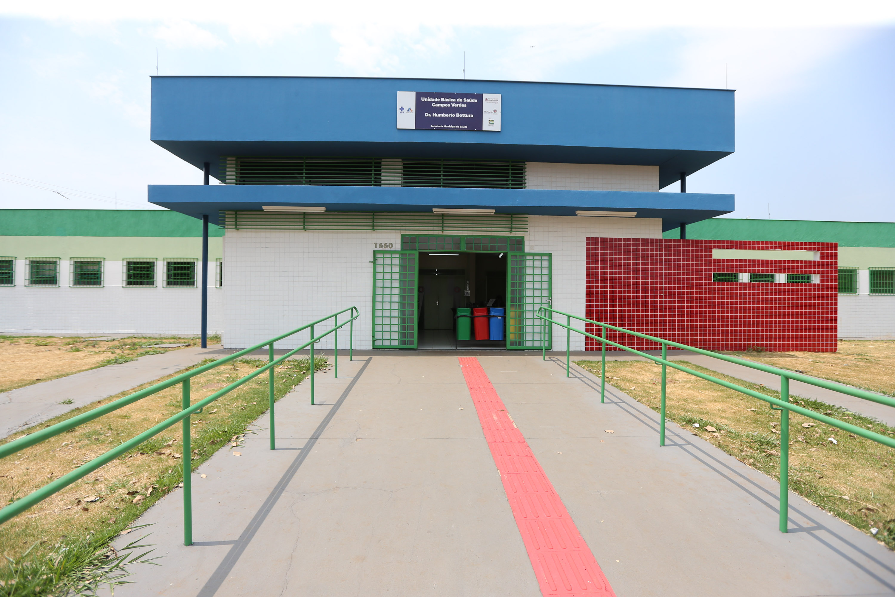A obra de reforma da Unidade Básica de Saúde (UBS) do Campos Verdes em Londrina. Na foto, Secretário municipal de saúde, Felippe Machado14/10/2020 - Foto: Geraldo  Bubniak/AEN