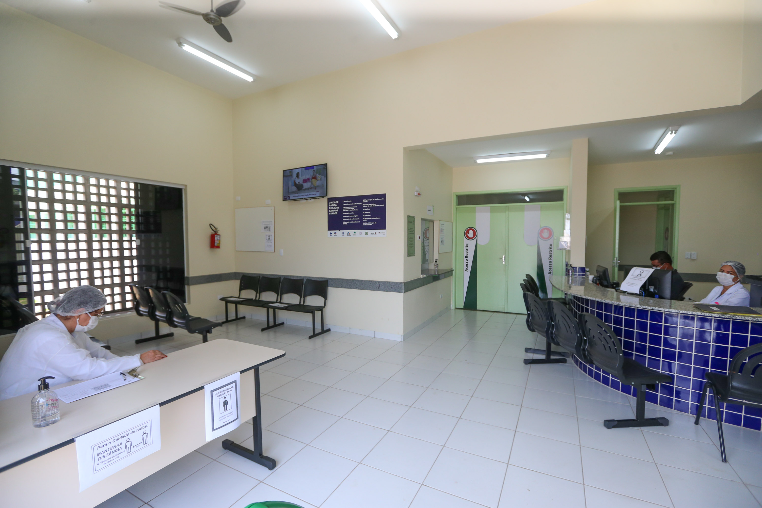 A obra de reforma da Unidade Básica de Saúde (UBS) do Campos Verdes em Londrina. Na foto, Secretário municipal de saúde, Felippe Machado14/10/2020 - Foto: Geraldo  Bubniak/AEN