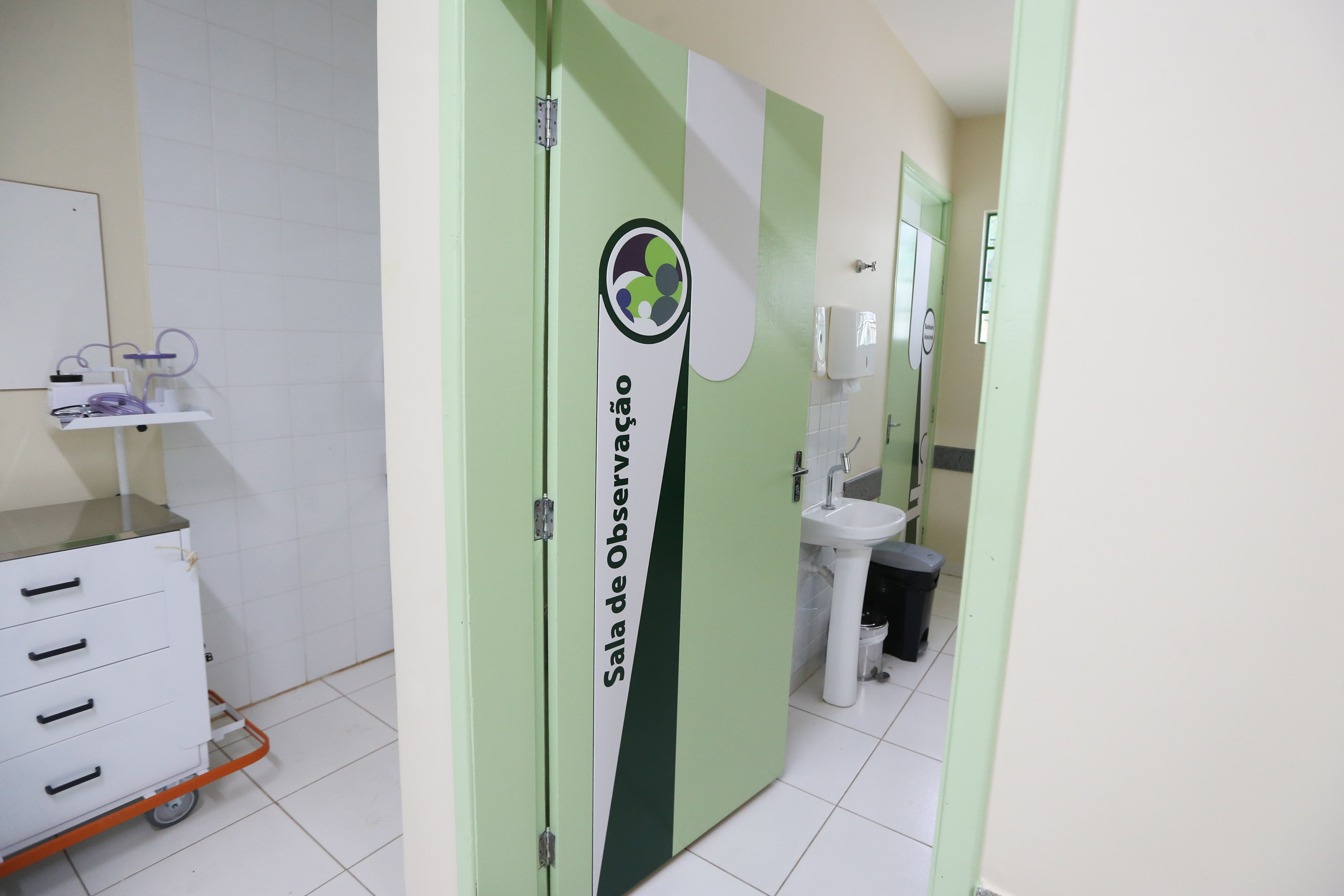 A obra de reforma da Unidade Básica de Saúde (UBS) do Campos Verdes em Londrina. Na foto, Secretário municipal de saúde, Felippe Machado14/10/2020 - Foto: Geraldo  Bubniak/AEN