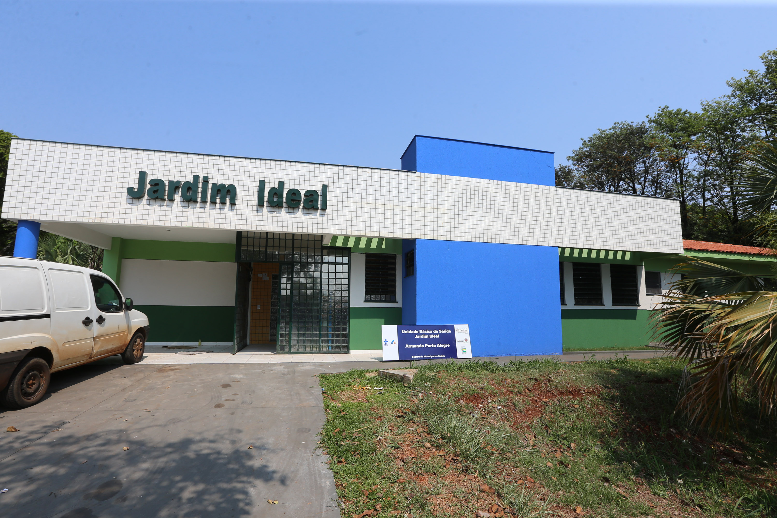 A obra de reforma da Unidade Básica de Saúde (UBS) do Jardim Ideal em Londrina. Na foto, Secretário municipal de saúde, Felippe Machado14/10/2020 - Foto: Geraldo  Bubniak/AEN