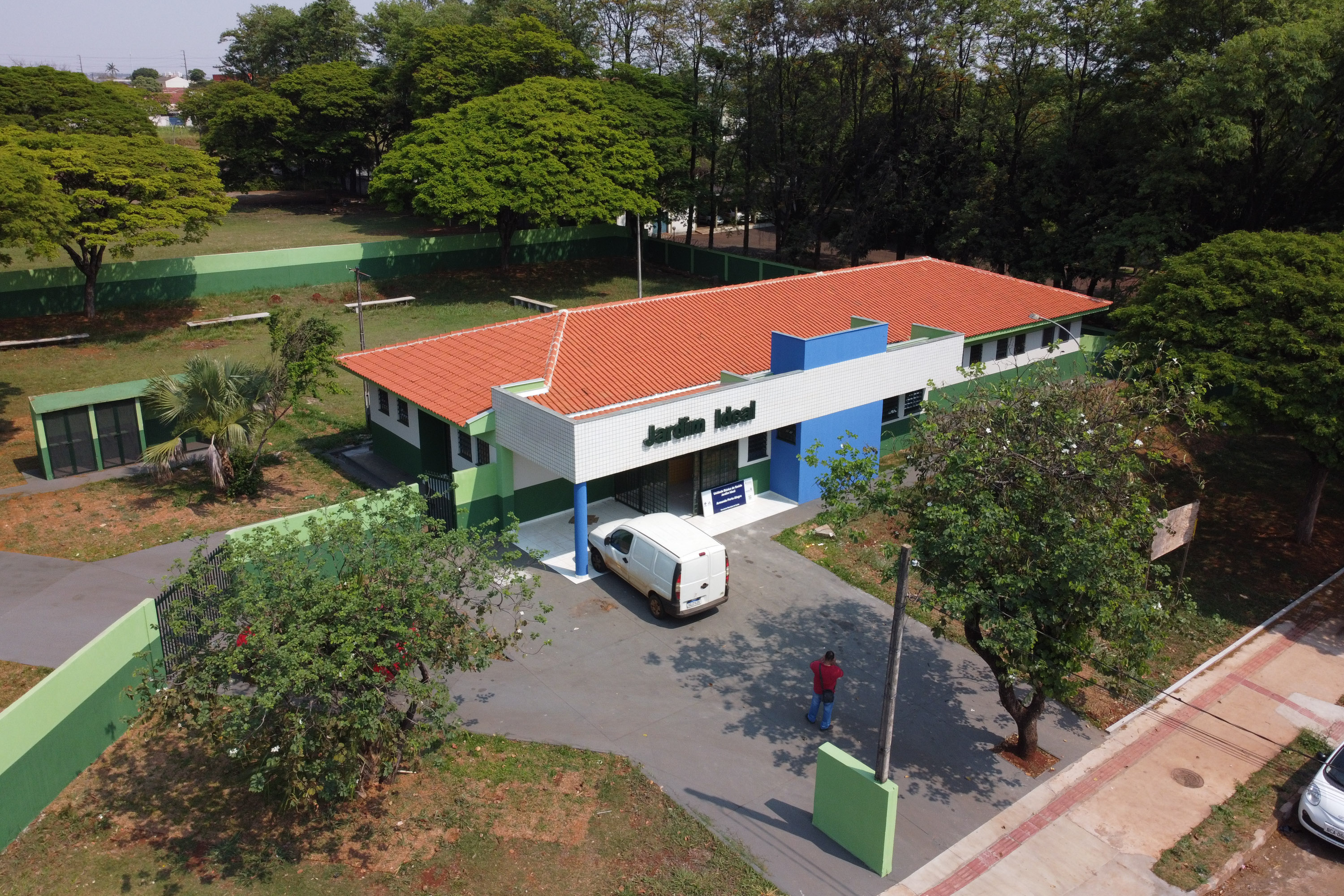 A obra de reforma da Unidade Básica de Saúde (UBS) do Jardim Ideal em Londrina. Na foto, Secretário municipal de saúde, Felippe Machado14/10/2020 - Foto: Geraldo  Bubniak/AEN