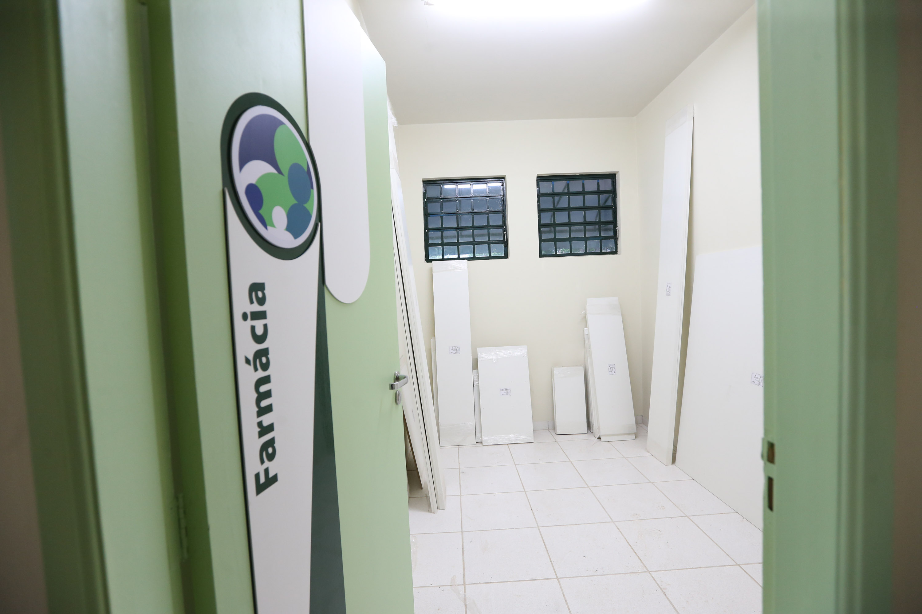 A obra de reforma da Unidade Básica de Saúde (UBS) do Jardim Ideal em Londrina. Na foto, Secretário municipal de saúde, Felippe Machado14/10/2020 - Foto: Geraldo  Bubniak/AEN