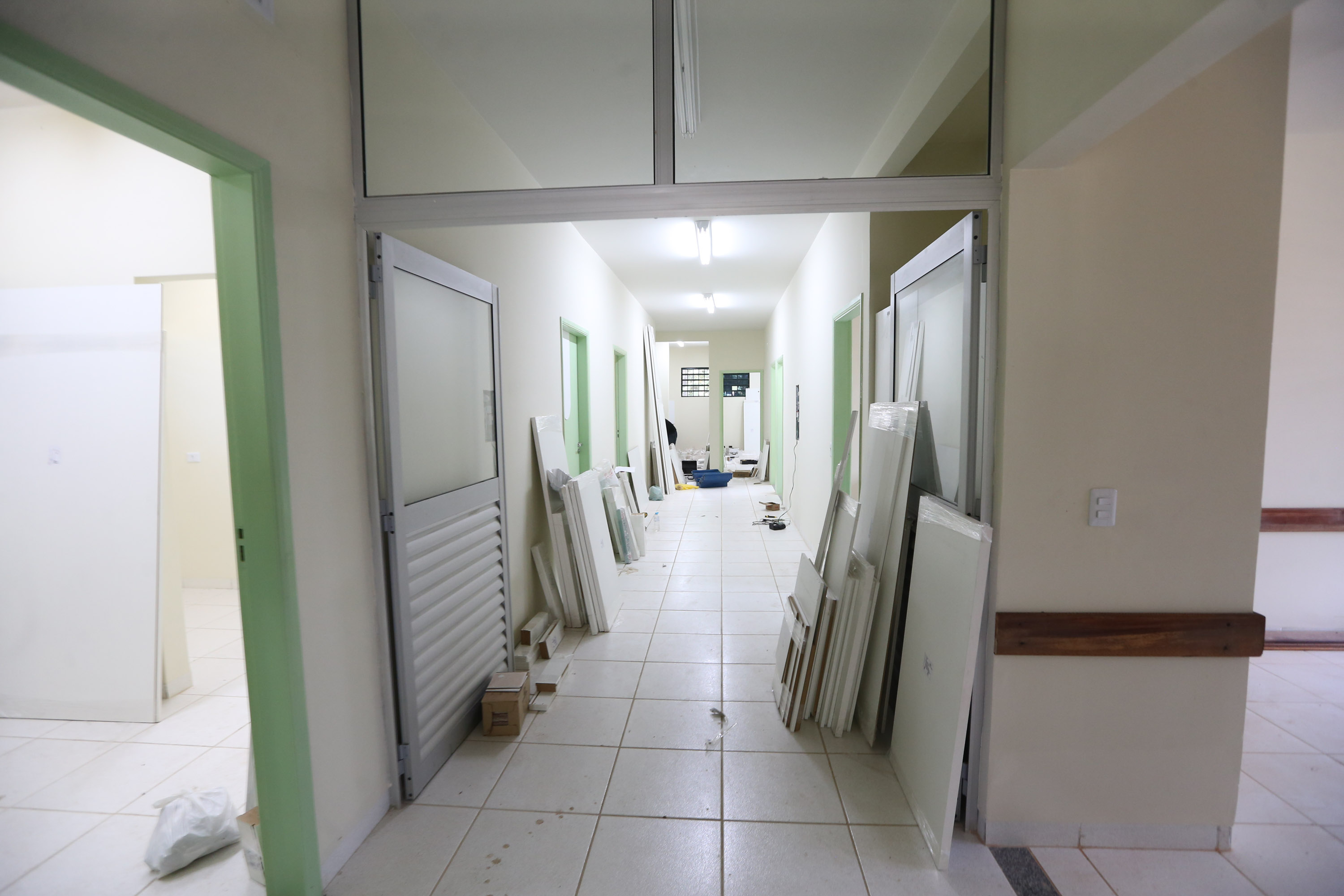 A obra de reforma da Unidade Básica de Saúde (UBS) do Jardim Ideal em Londrina. Na foto, Secretário municipal de saúde, Felippe Machado14/10/2020 - Foto: Geraldo  Bubniak/AEN