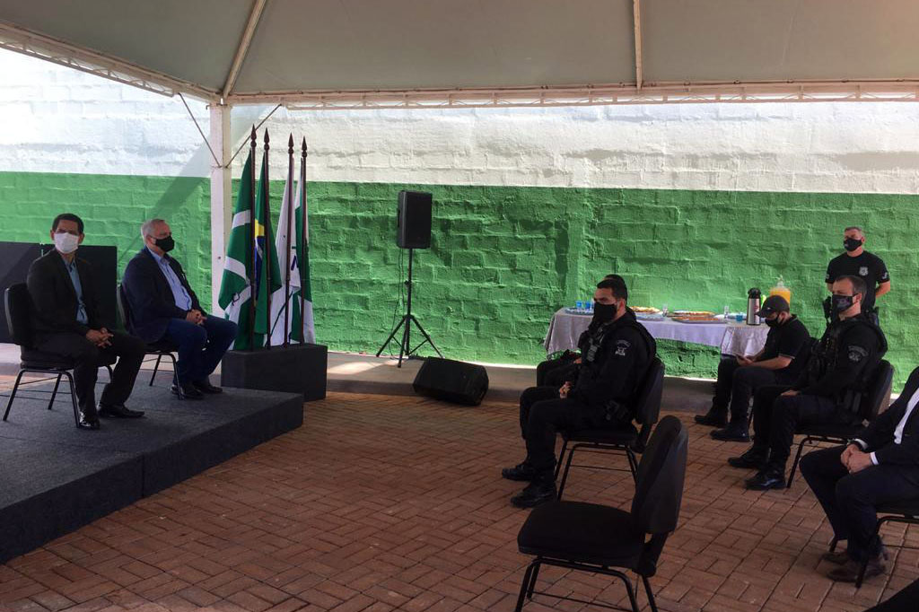 Governo do Paraná inaugura ampliação da Penitenciária de Foz do Iguaçu I, no oeste do estado. Foto:SESP