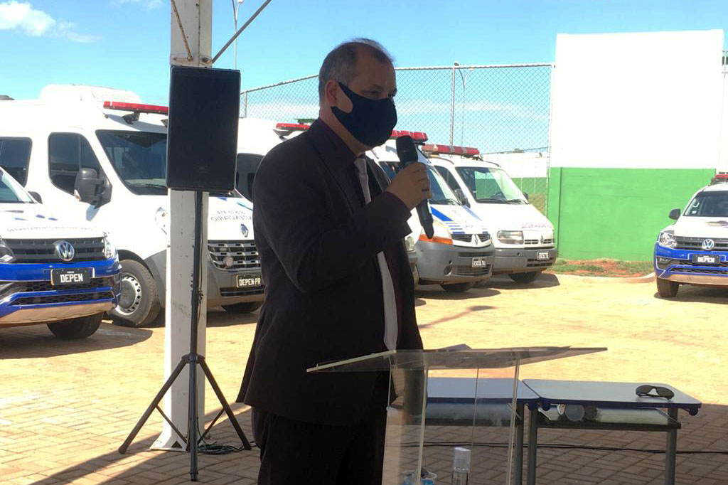 Governo do Paraná inaugura ampliação da Penitenciária de Foz do Iguaçu I, no oeste do estado. Foto:SESP