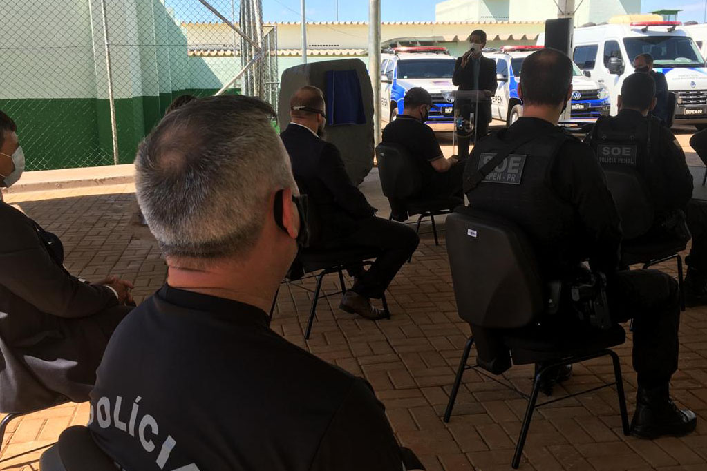 Governo do Paraná inaugura ampliação da Penitenciária de Foz do Iguaçu I, no oeste do estado. Foto:SESP