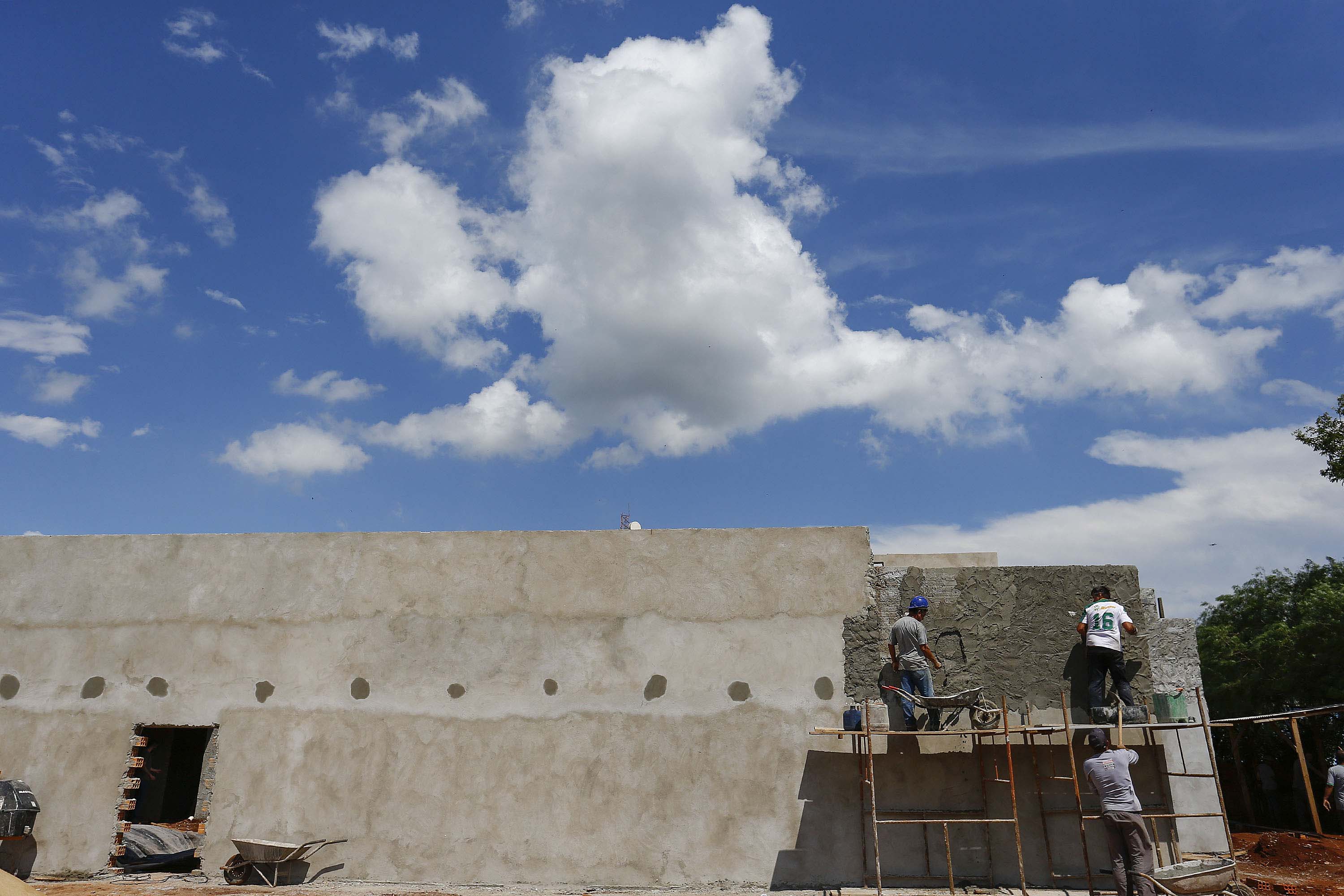 SANTA TEREZA DO OESTE - 02-12-2020 - OBRAS - PISCINA DE HIDROGINASTICA -   Foto: Jonathan Campos/ AEN