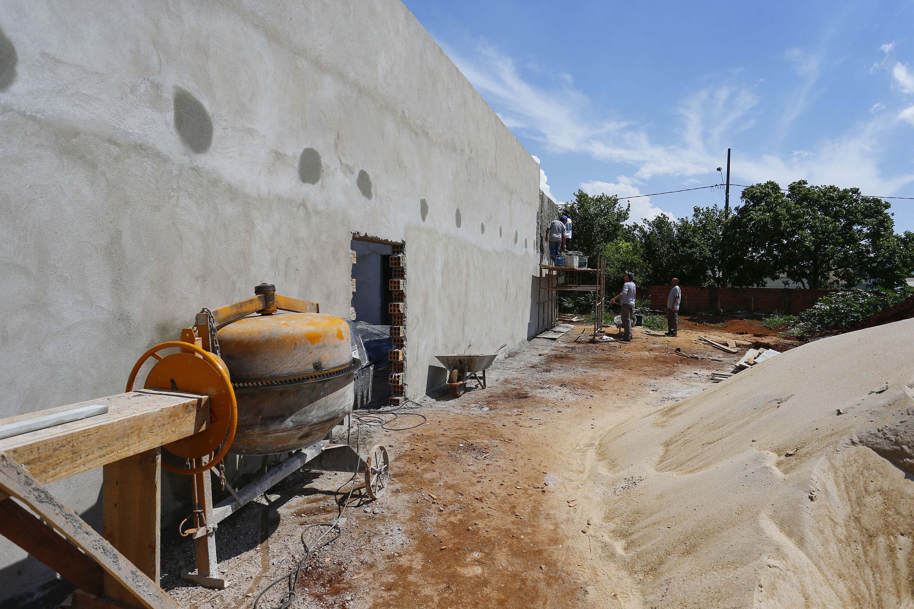 SANTA TEREZA DO OESTE - 02-12-2020 - OBRAS - PISCINA DE HIDROGINASTICA -   Foto: Jonathan Campos/ AEN