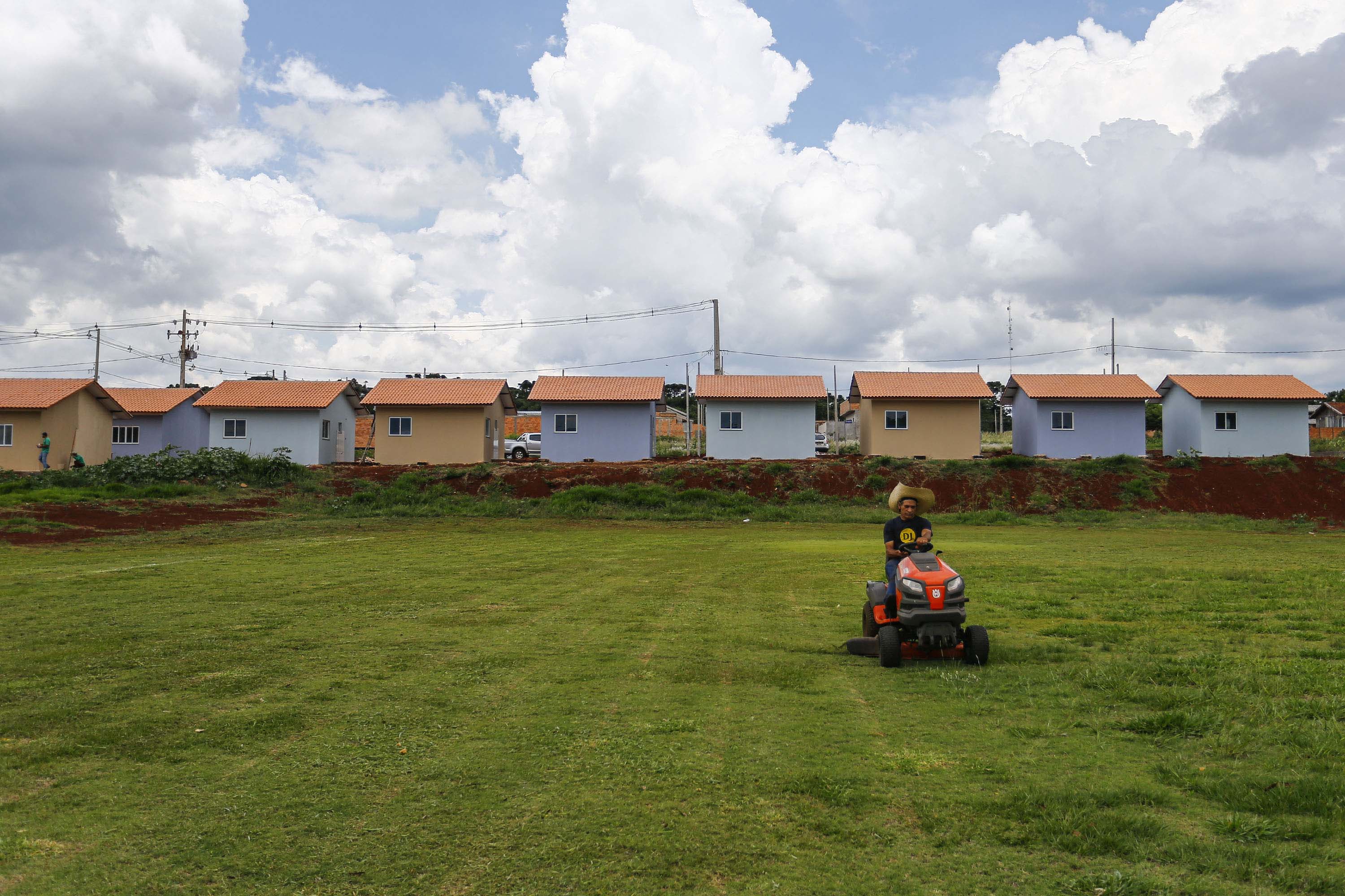 SANTA TEREZA DO OESTE - 02-12-2020 -OBRAS DE CASAS POPULARES -  Foto: Jonathan Campos/ AEN