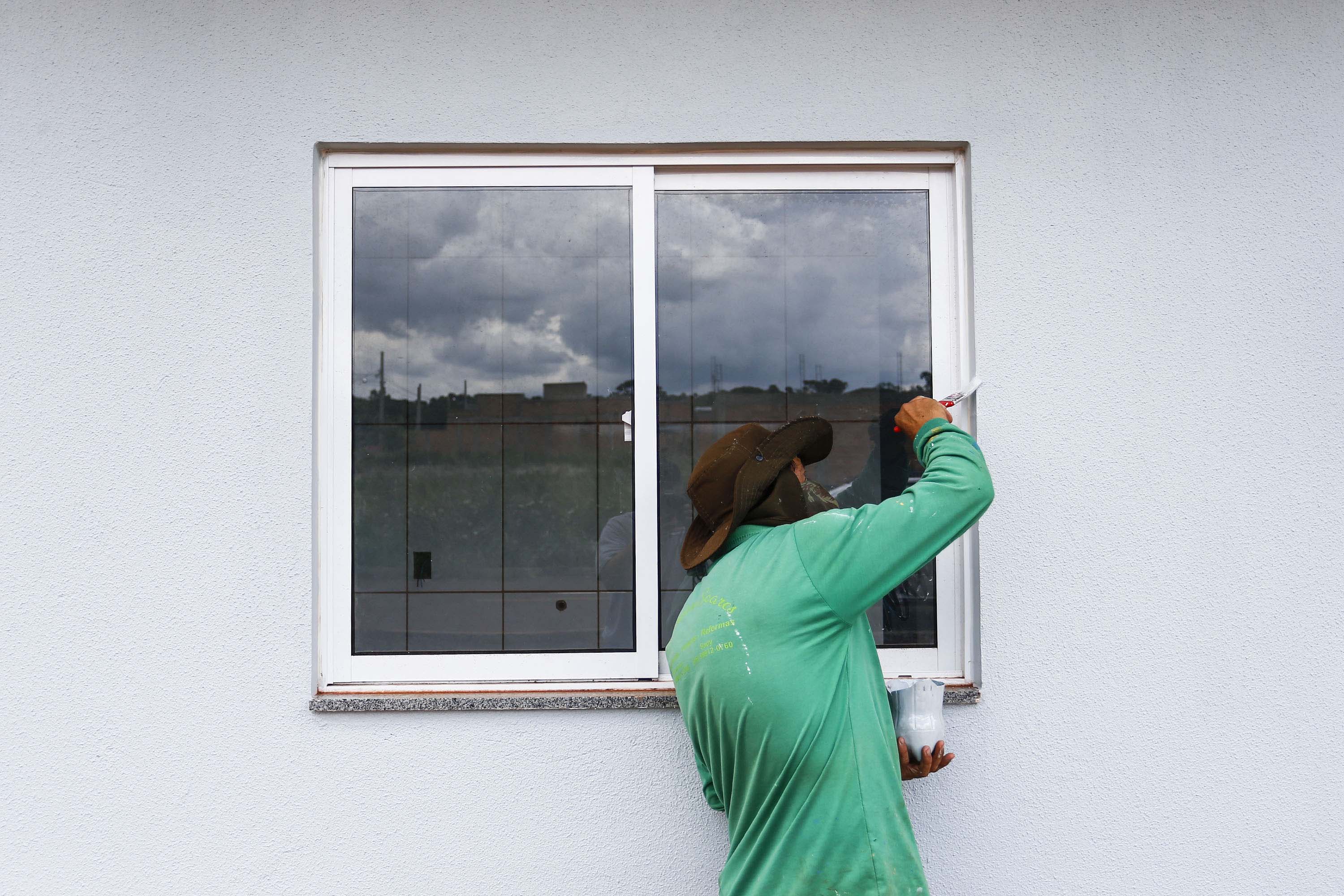 SANTA TEREZA DO OESTE - 02-12-2020 -OBRAS DE CASAS POPULARES -  Foto: Jonathan Campos/ AEN