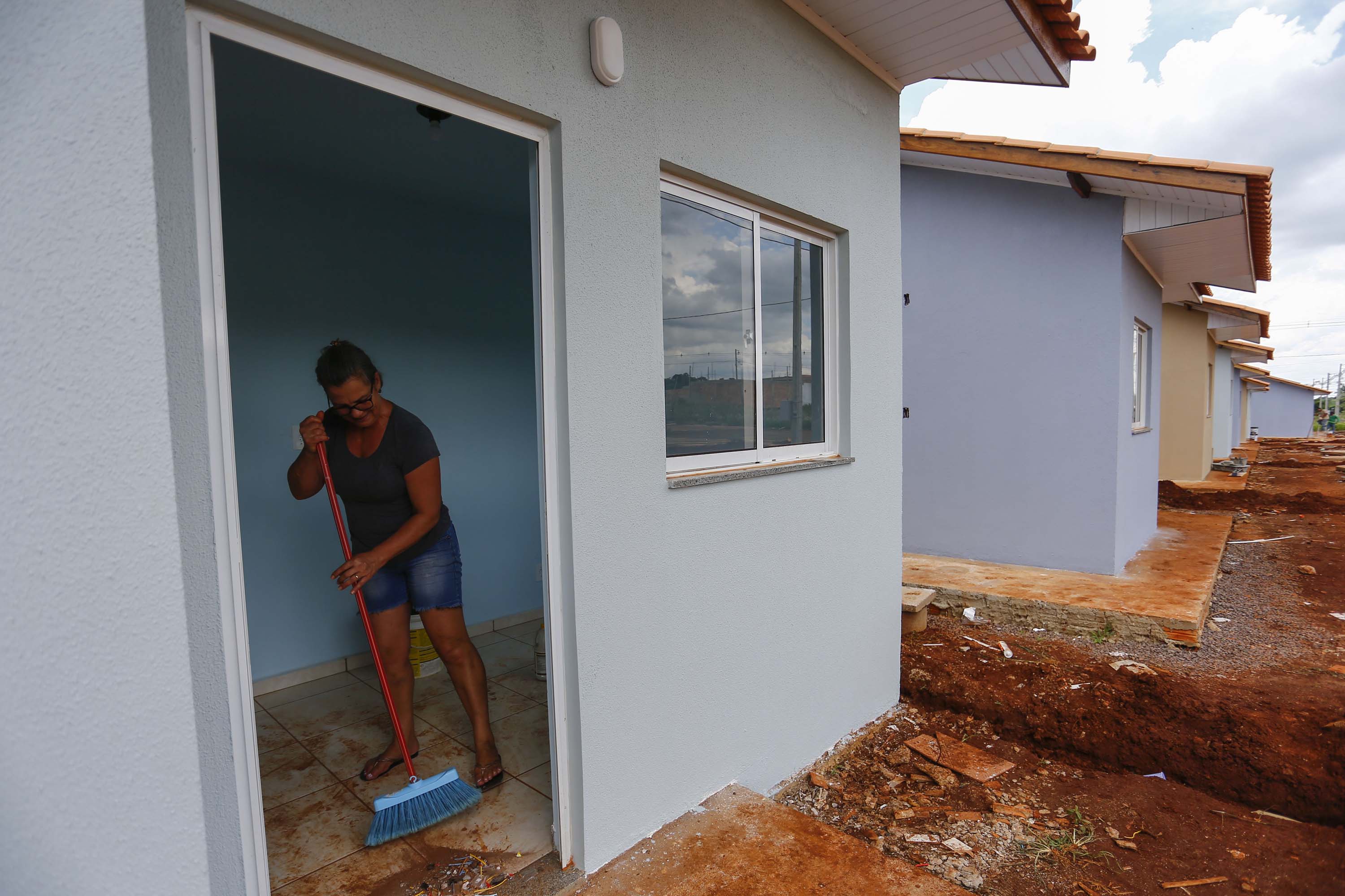 SANTA TEREZA DO OESTE - 02-12-2020 -OBRAS DE CASAS POPULARES -  Foto: Jonathan Campos/ AEN