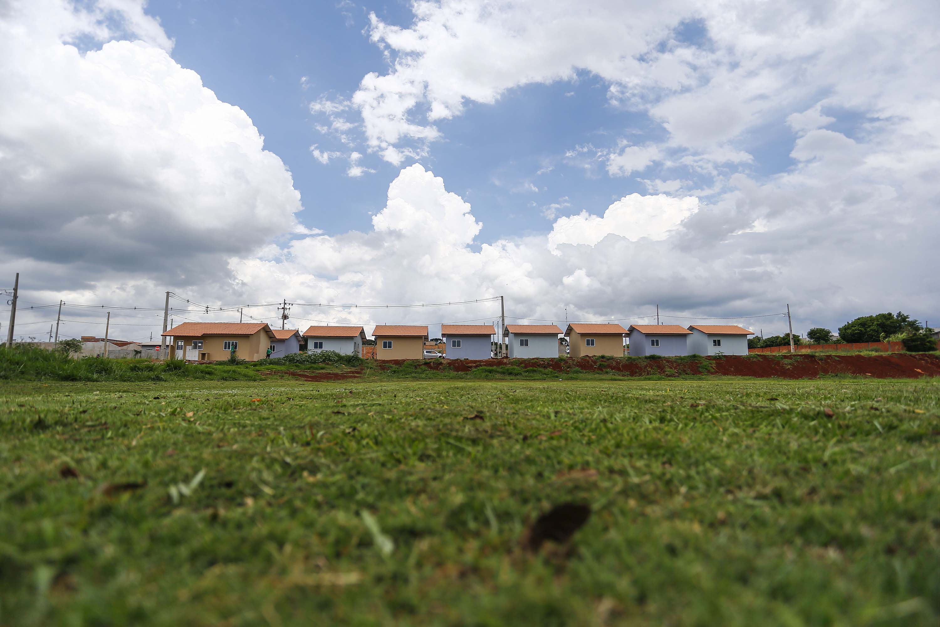 SANTA TEREZA DO OESTE - 02-12-2020 -OBRAS DE CASAS POPULARES -  Foto: Jonathan Campos/ AEN
