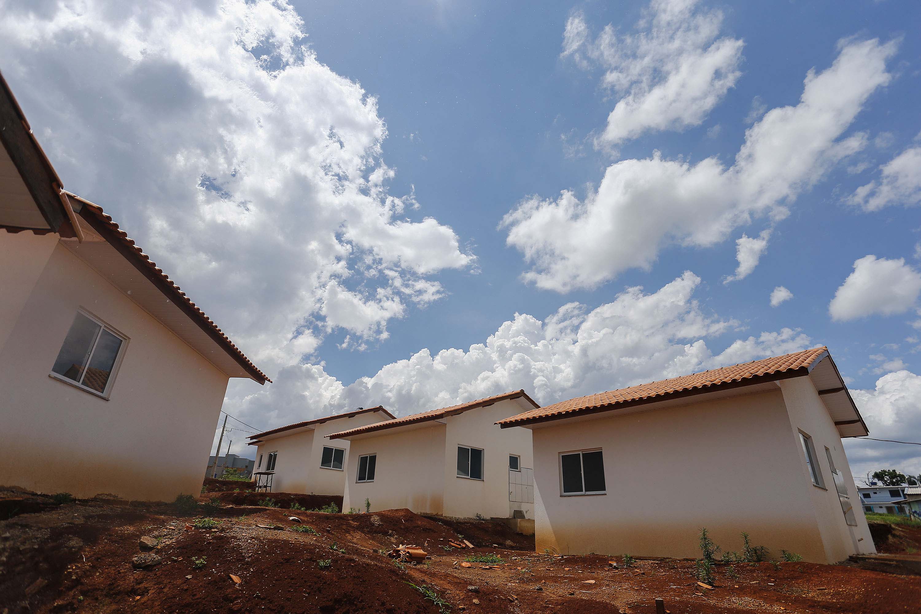 SANTA TEREZA DO OESTE - 02-12-2020 -OBRAS DE CASAS POPULARES -  Foto: Jonathan Campos/ AEN