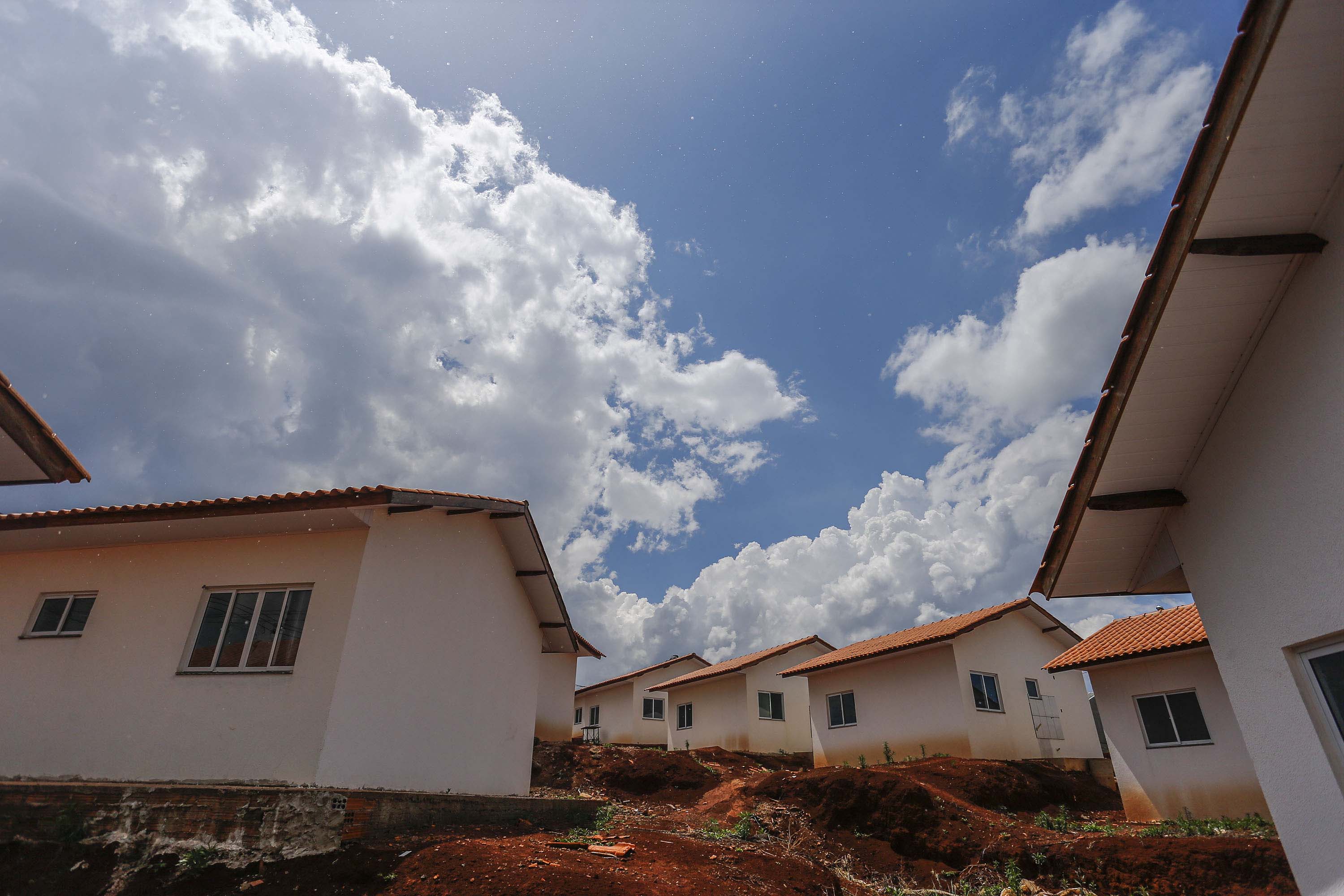 SANTA TEREZA DO OESTE - 02-12-2020 -OBRAS DE CASAS POPULARES -  Foto: Jonathan Campos/ AEN