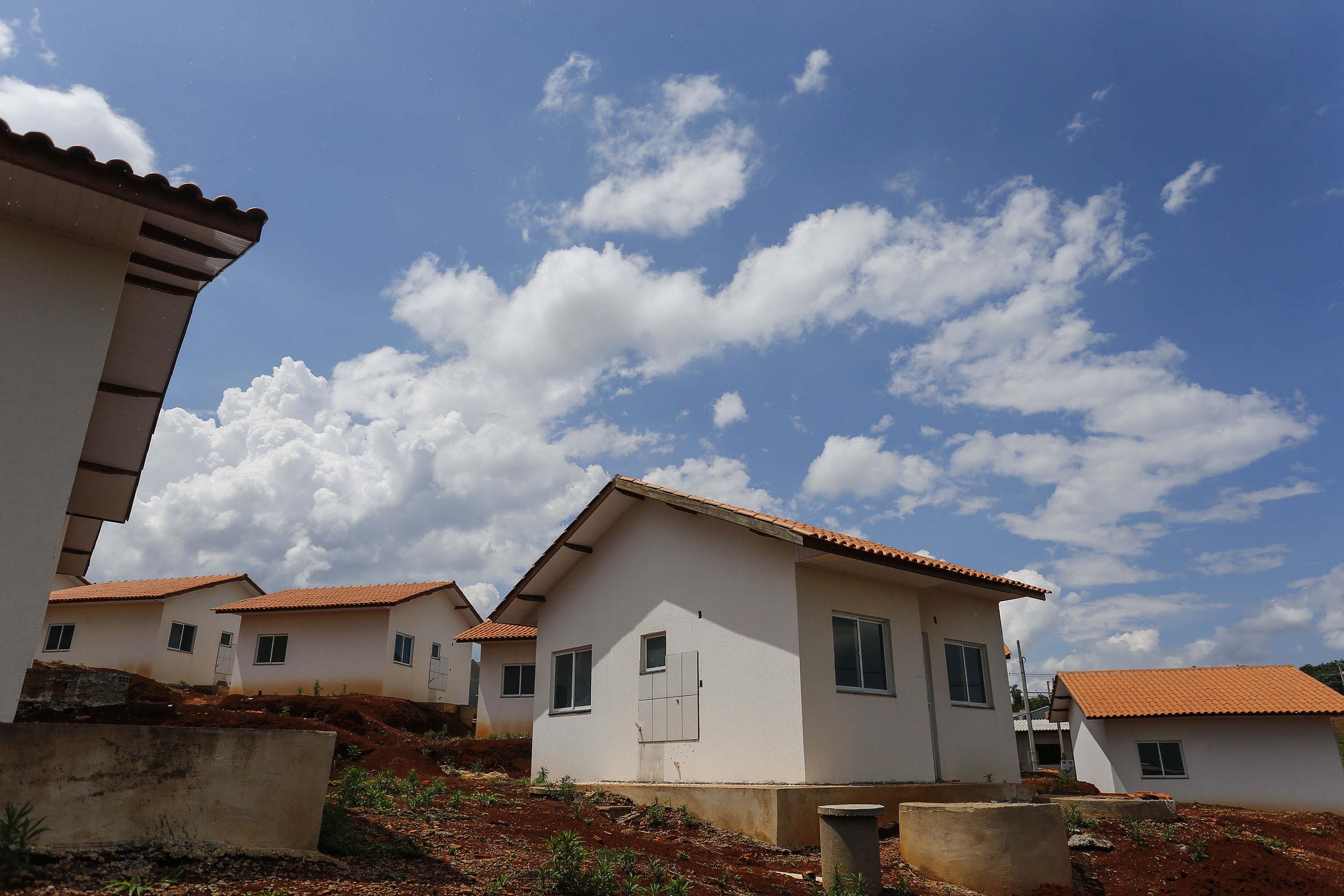 SANTA TEREZA DO OESTE - 02-12-2020 -OBRAS DE CASAS POPULARES -  Foto: Jonathan Campos/ AEN