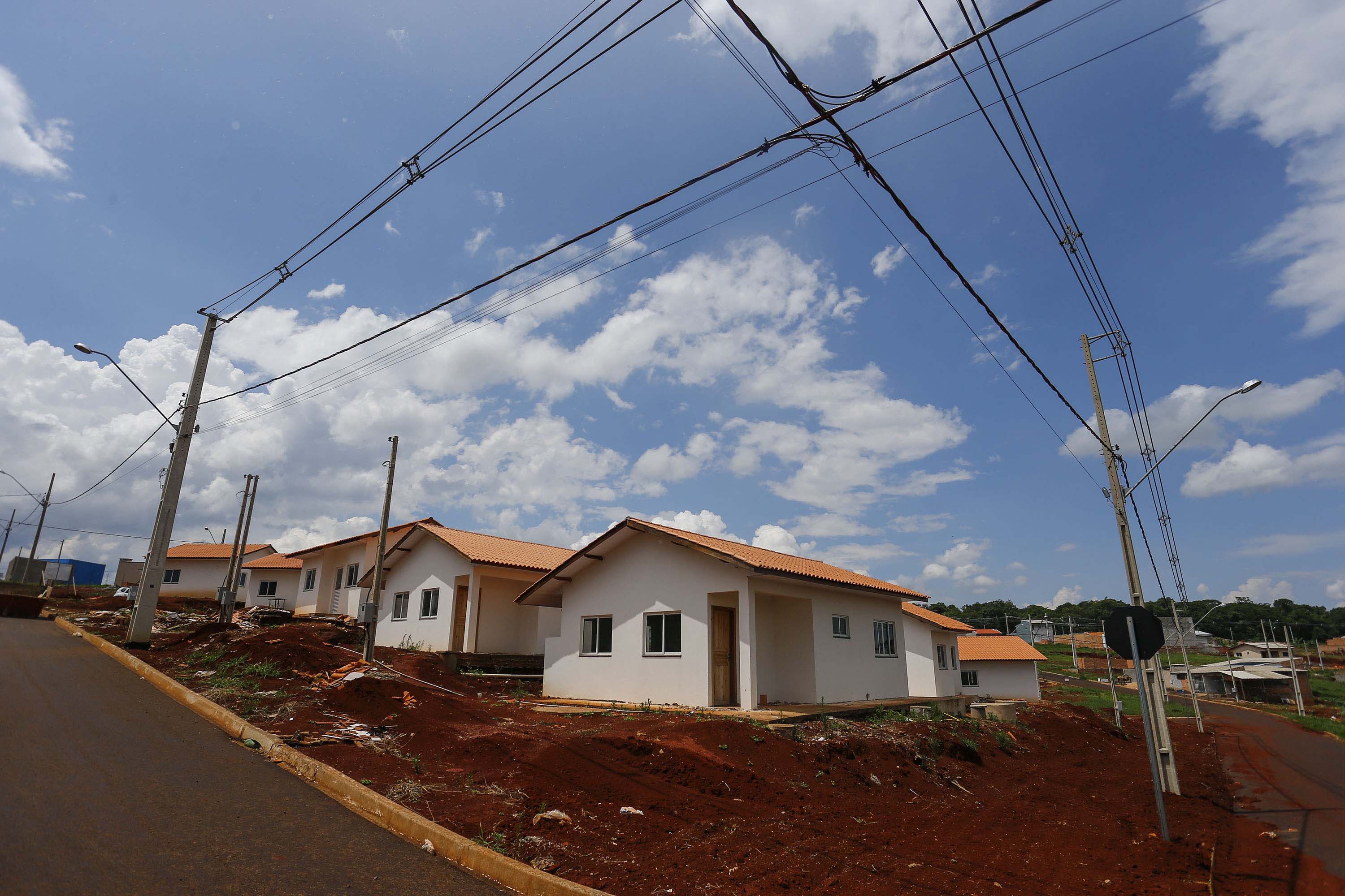 SANTA TEREZA DO OESTE - 02-12-2020 -OBRAS DE CASAS POPULARES -  Foto: Jonathan Campos/ AEN