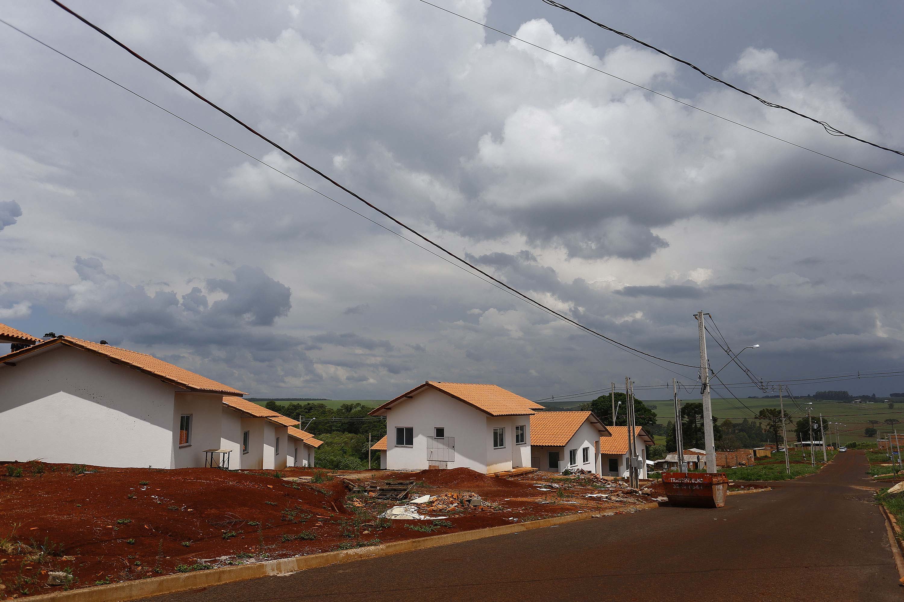 SANTA TEREZA DO OESTE - 02-12-2020 -OBRAS DE CASAS POPULARES -  Foto: Jonathan Campos/ AEN