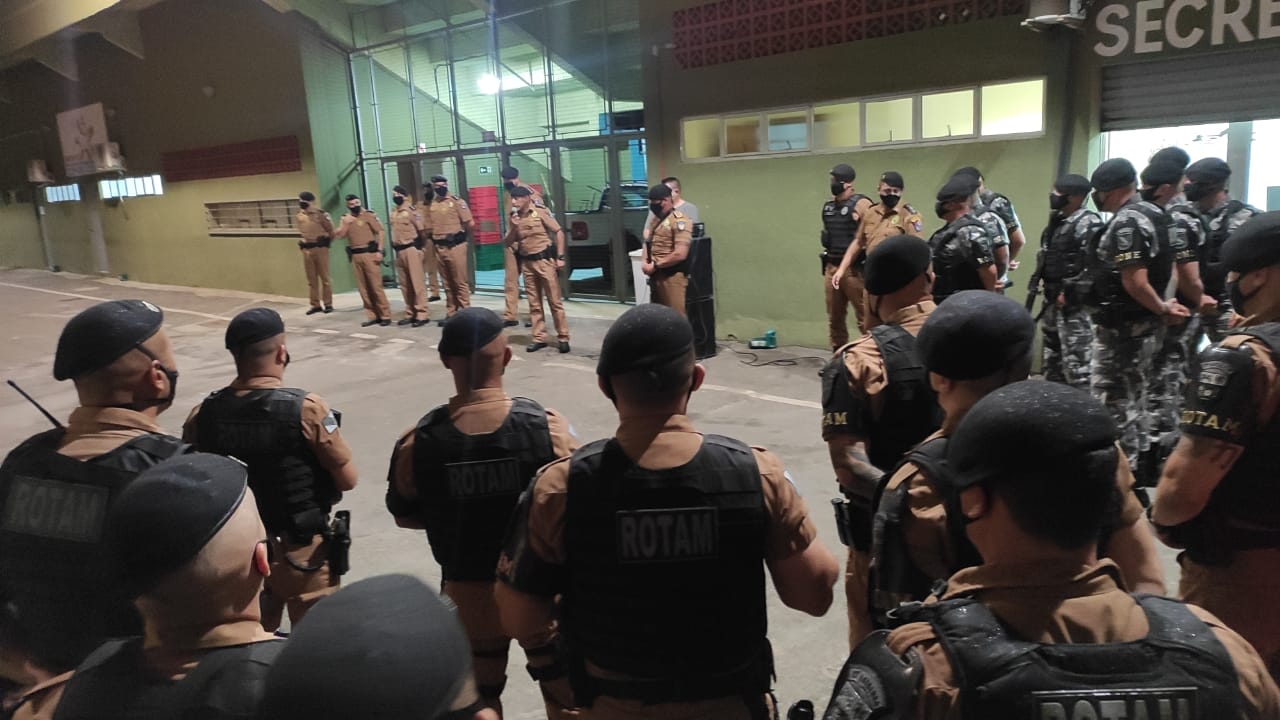 A estratégia de presença ostensiva e maciça da Polícia Militar nas ruas resultou na redução dos principais índices criminais durante os 15 primeiros dias do Verão Consciente 2020/2021 no Litoral.   -  Foto: Divulgação PMPR