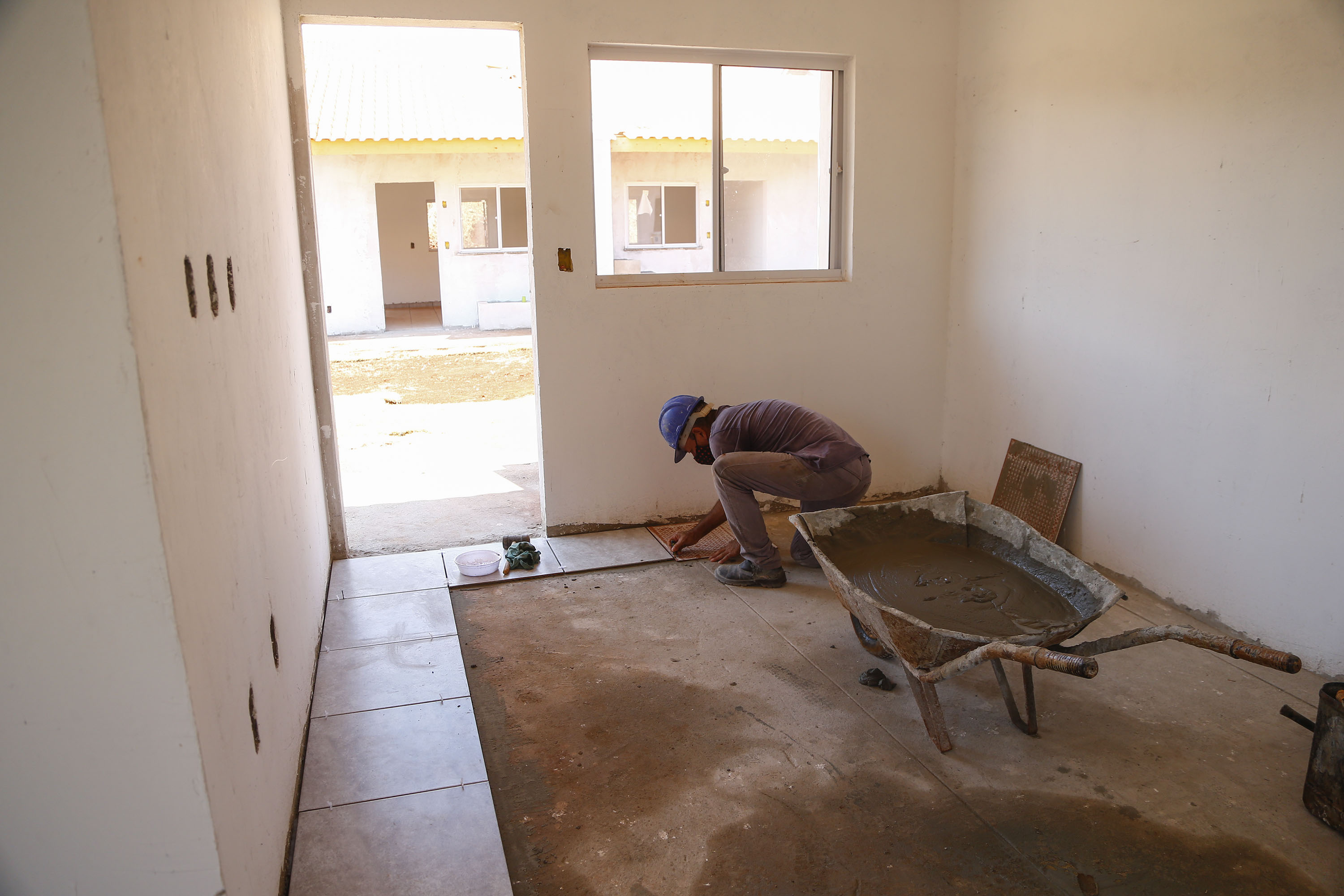 Condomínio do Idoso de Foz do Iguaçu tem 80% das obras executadas. Foto: Jonathan Campos/ AEN