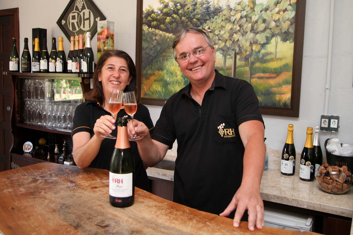 Feito no Paraná - Vinícola RH, em Mariópolis  Foto: Ari Dias/AEN