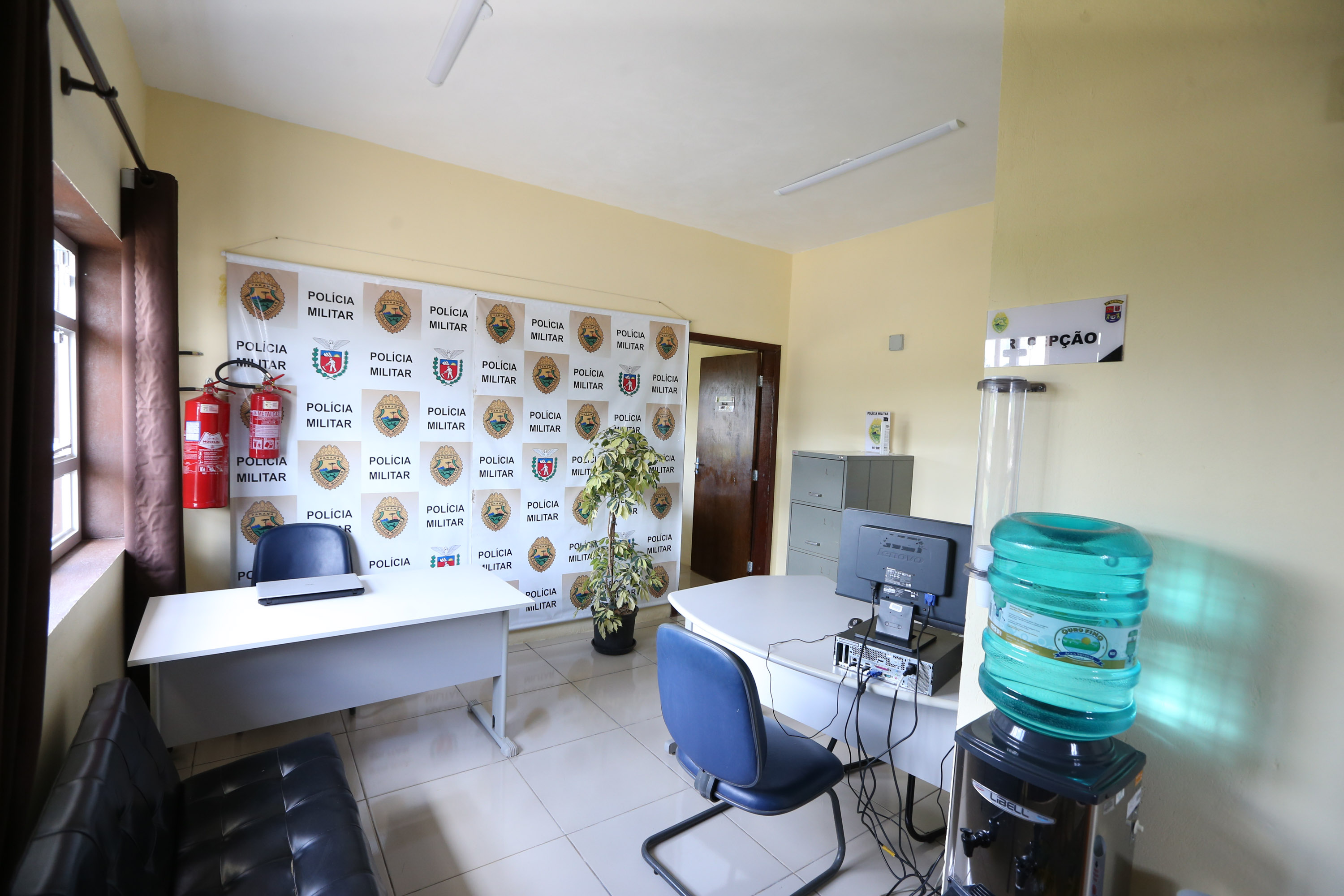 O governador Carlos Massa Ratinho Junior entrega nesta segunda-feira (11),  a nova sede do destacamento do 16° Batalhão da Policia Militar do distrito de Entre Rios, em Guarapuava. Com a presença do Secretário da Segurança Pública do Paraná, coronel Romulo Marinho Guarapuava, 10/12/2020 - Foto: Geraldo Bubniak/AEN