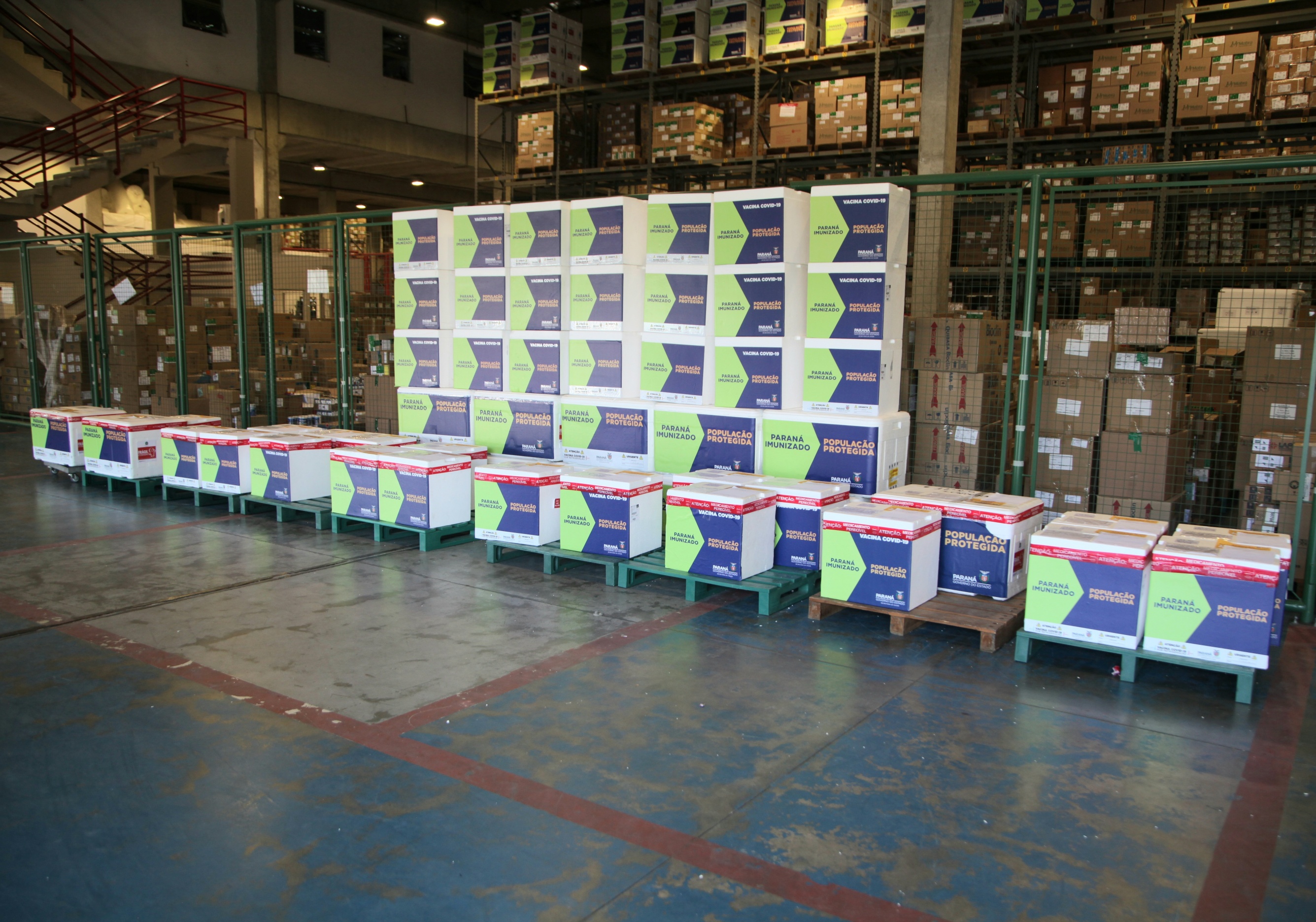 Com a chegada do quarto lote, Paraná começa a vacinar idosos. Foto: Ari Dias/AEN