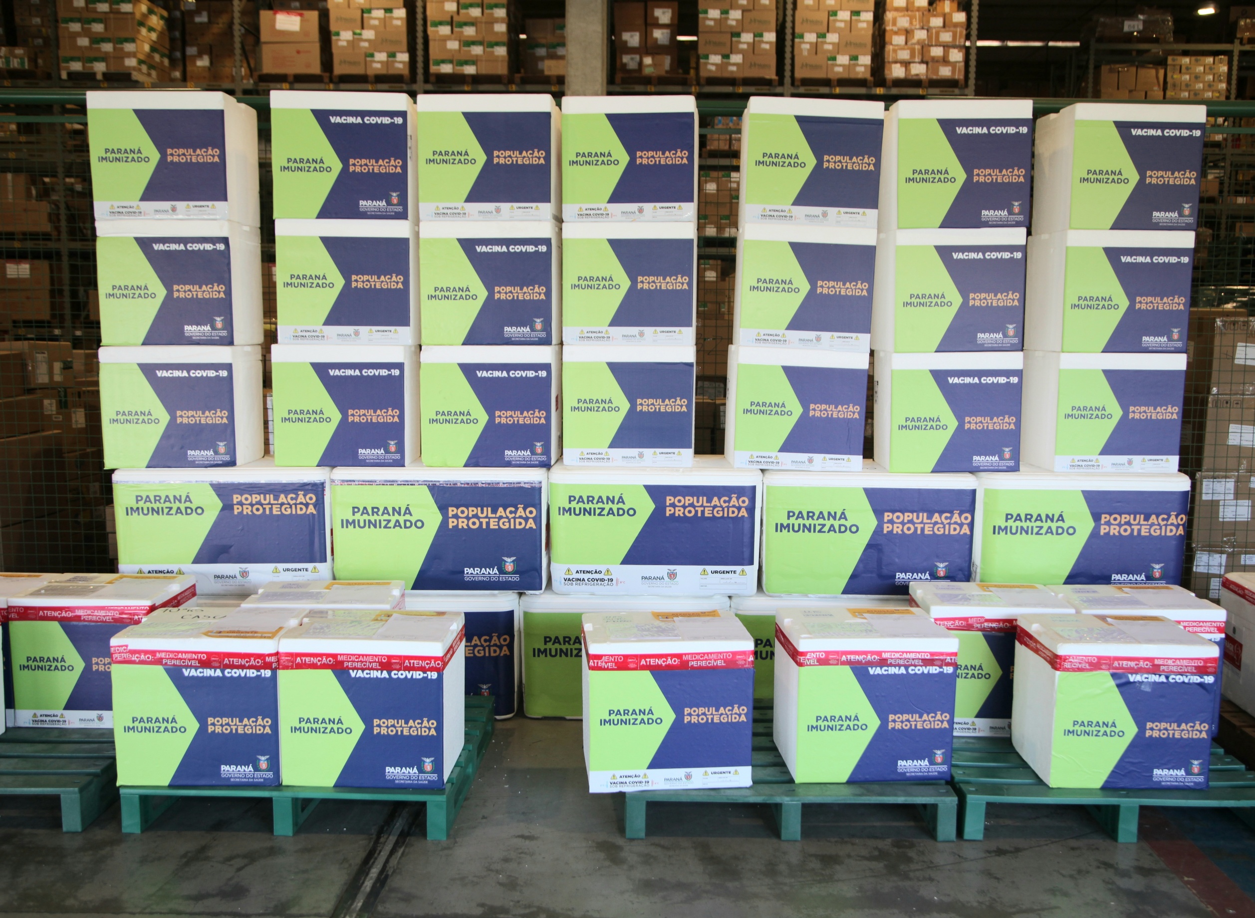 Com a chegada do quarto lote, Paraná começa a vacinar idosos. Foto: Ari Dias/AEN