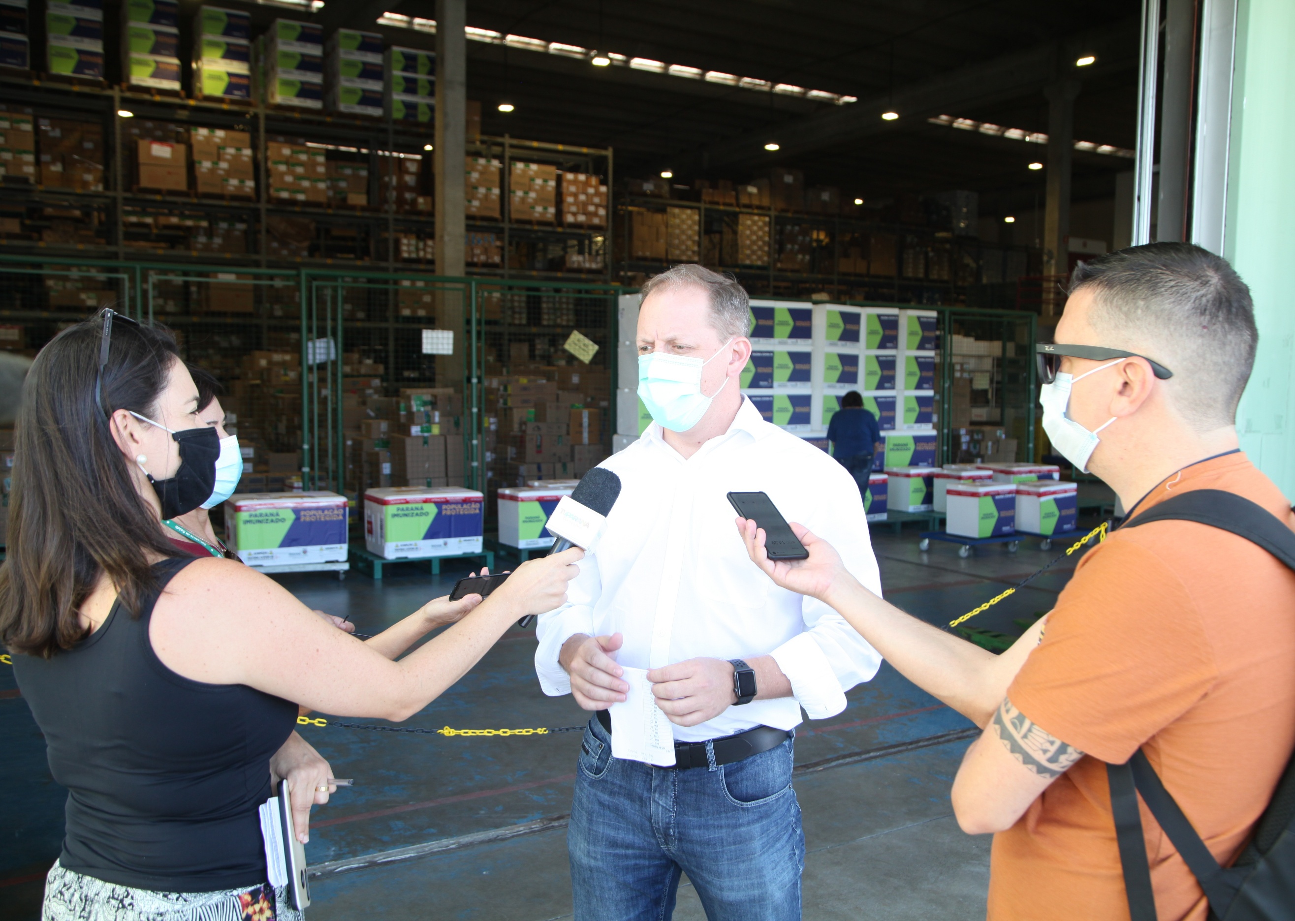 Com a chegada do quarto lote, Paraná começa a vacinar idosos. Foto: Ari Dias/AEN