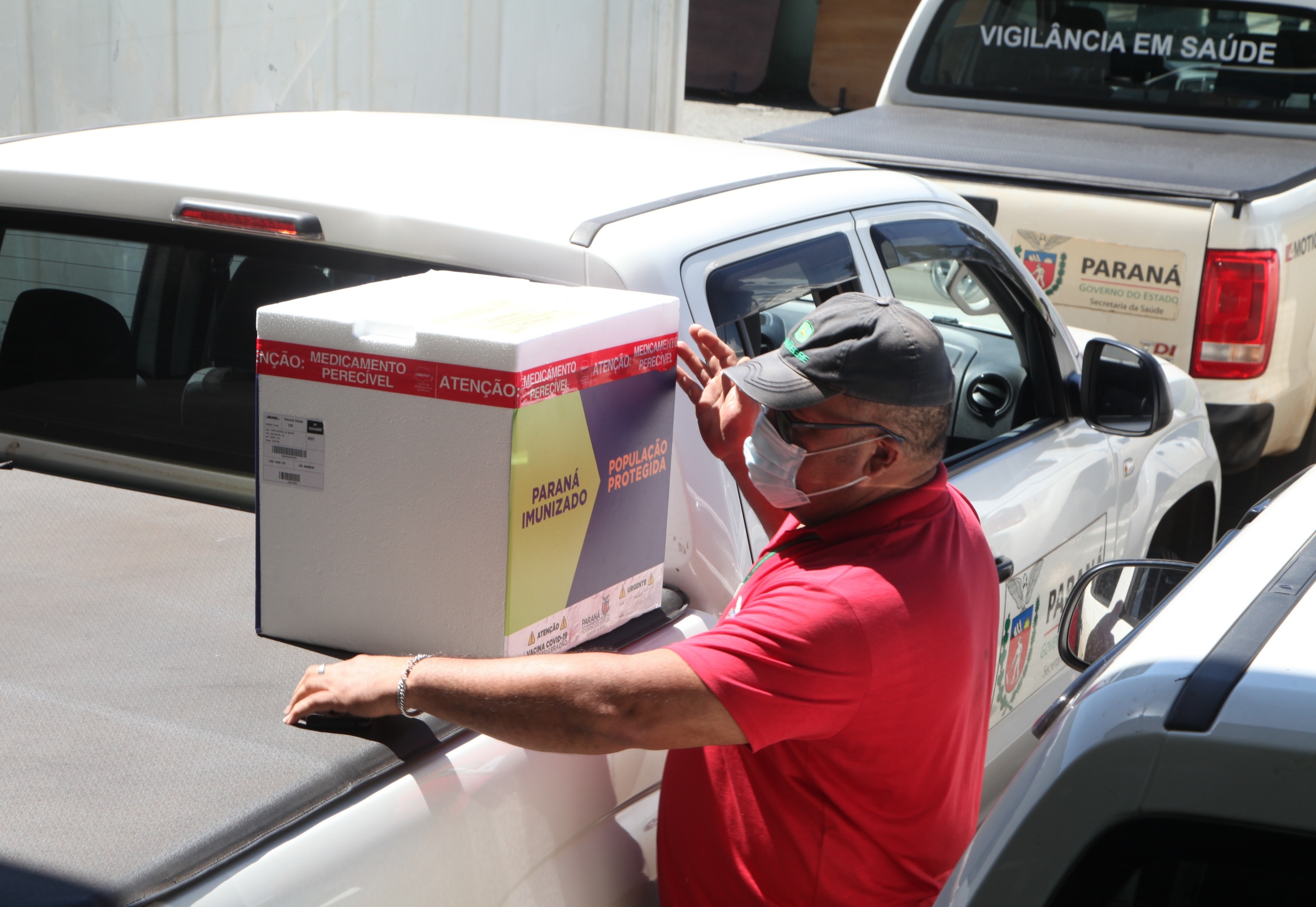 Com a chegada do quarto lote, Paraná começa a vacinar idosos. Foto: Ari Dias/AEN