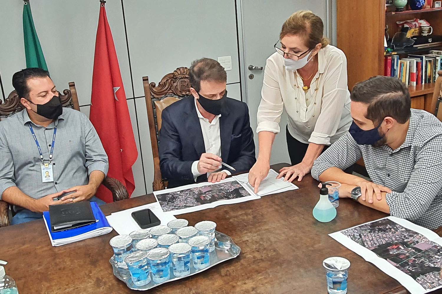 Reuniões na última semana alinharam ajustes em projetos e cronogramas de obras  -  Foto: Divulgação Sanepar