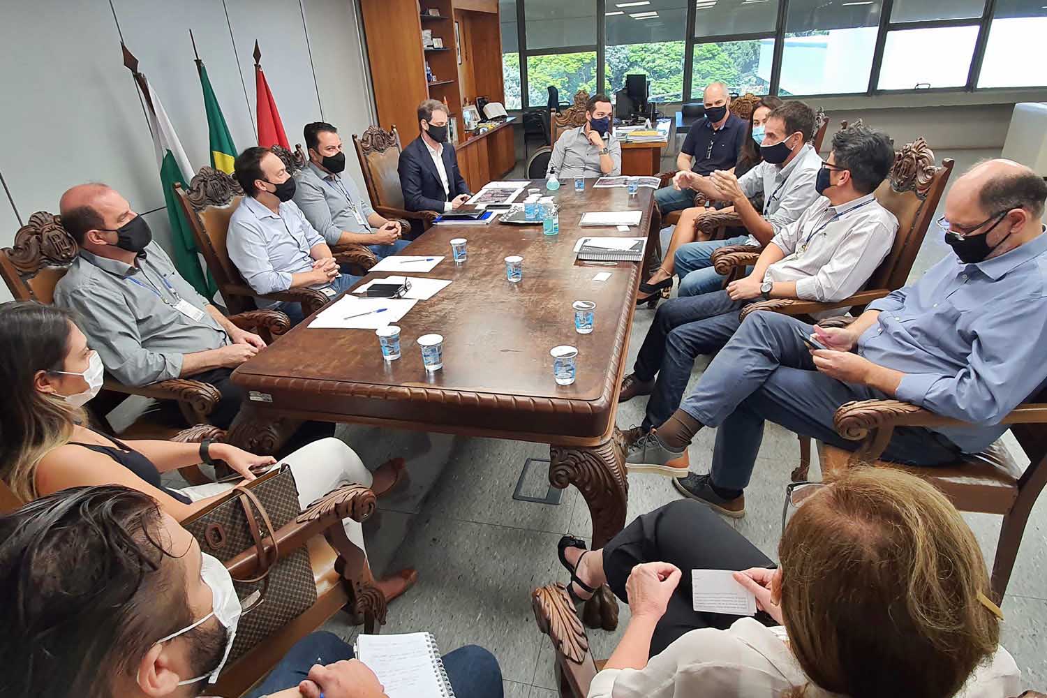 Reuniões na última semana alinharam ajustes em projetos e cronogramas de obras  -  Foto: Divulgação Sanepar