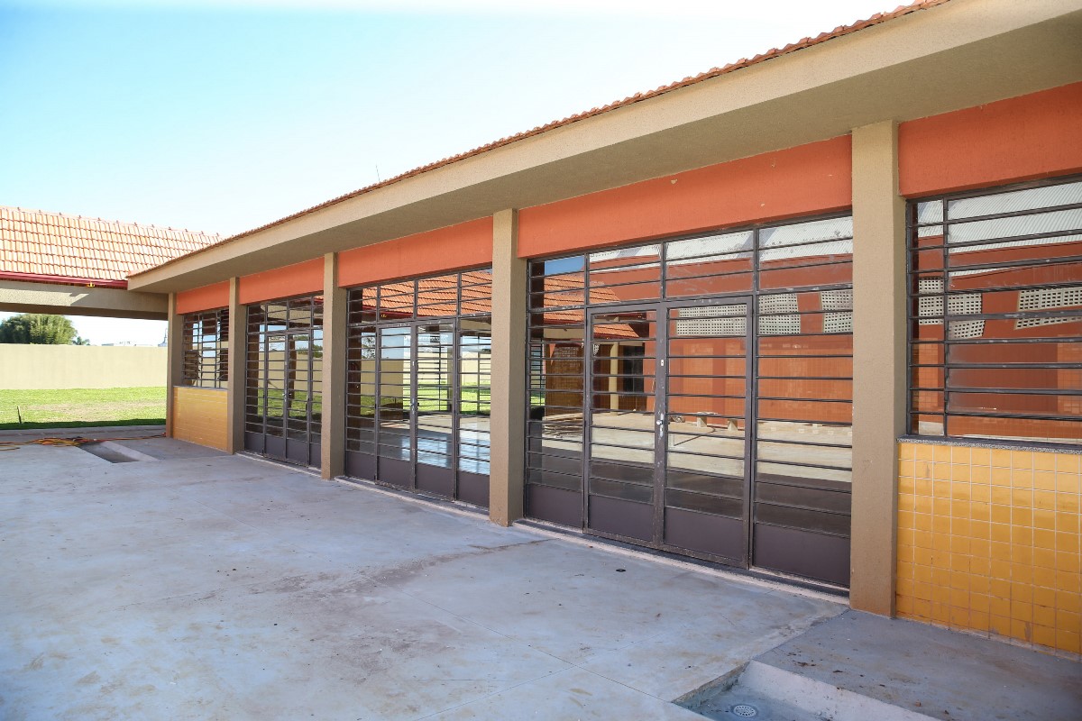 Obras do Colégio Estadual Ribeirão Grande no Jardim Paulista em Campina Grande do Sul. 30/09/2019  -  Foto: Geraldo Bubniak/AEN