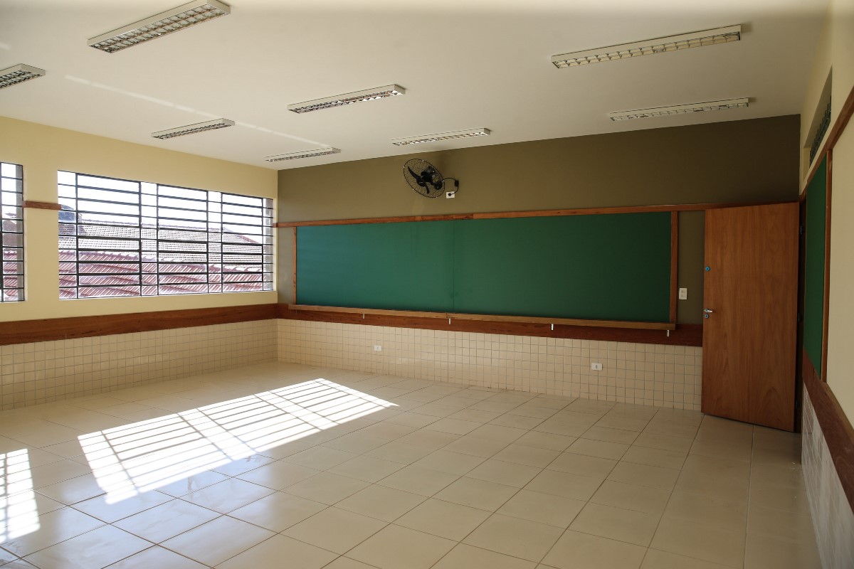 Obras do Colégio Estadual Ribeirão Grande no Jardim Paulista em Campina Grande do Sul. 30/09/2019  -  Foto: Geraldo Bubniak/AEN